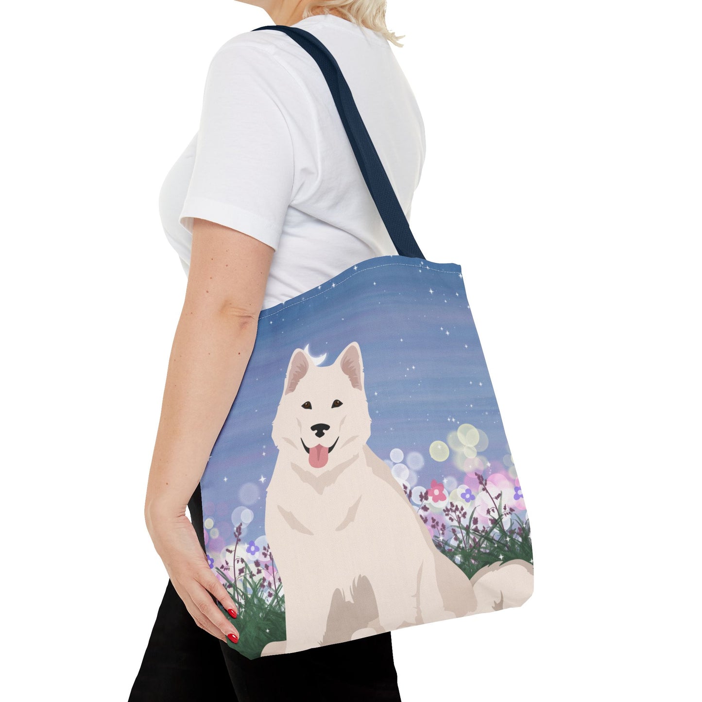 Alaskan Malamute Dog Tote Bag 16x16