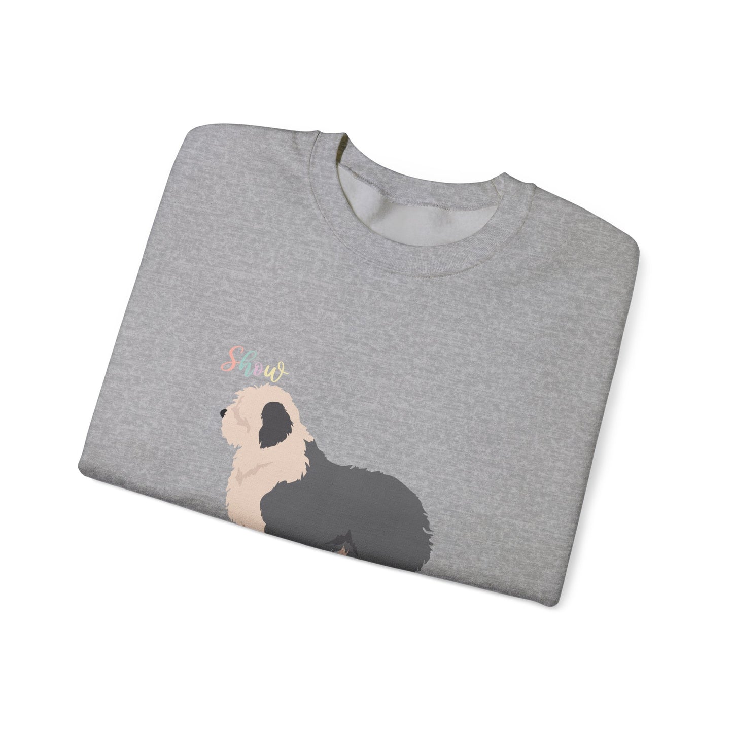 Old English Sheepdog Dog Unisex Heavy Blend Crewneck Sweatshirt