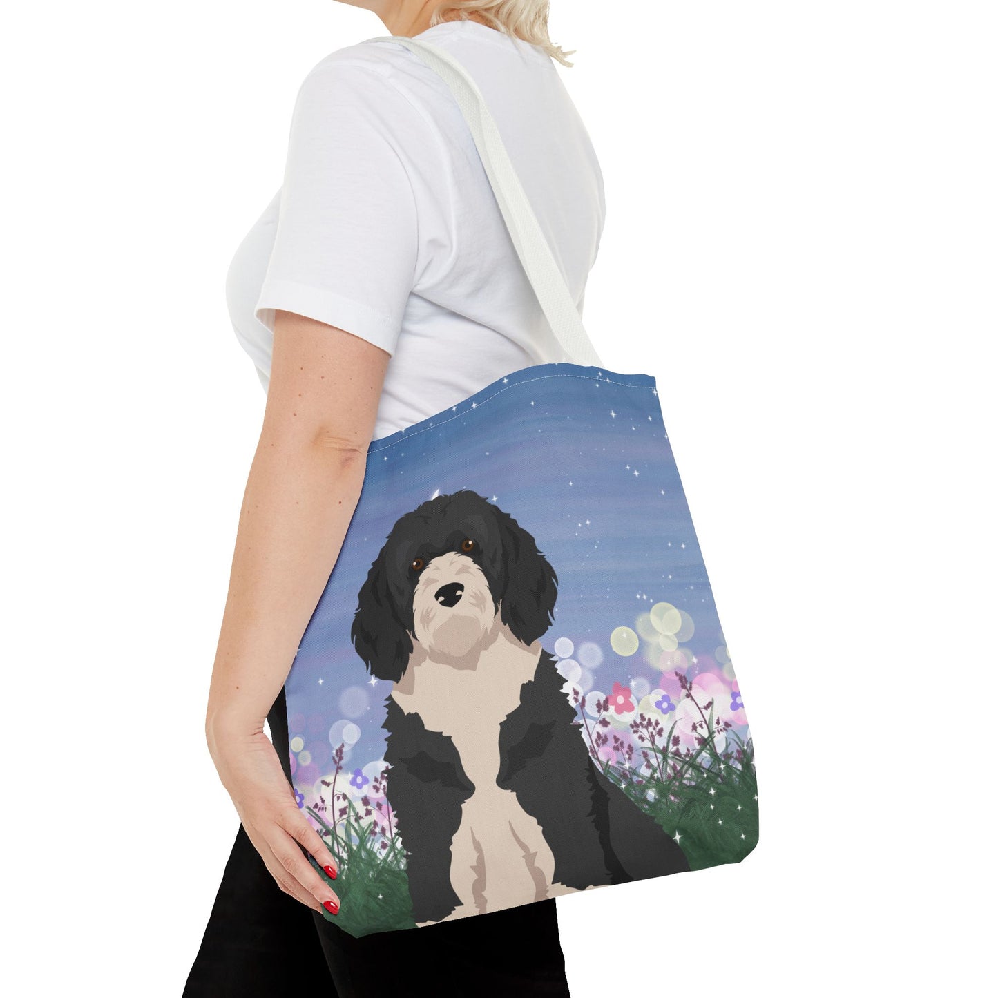 Portuguese Water Dog Dog Tote Bag 16x16