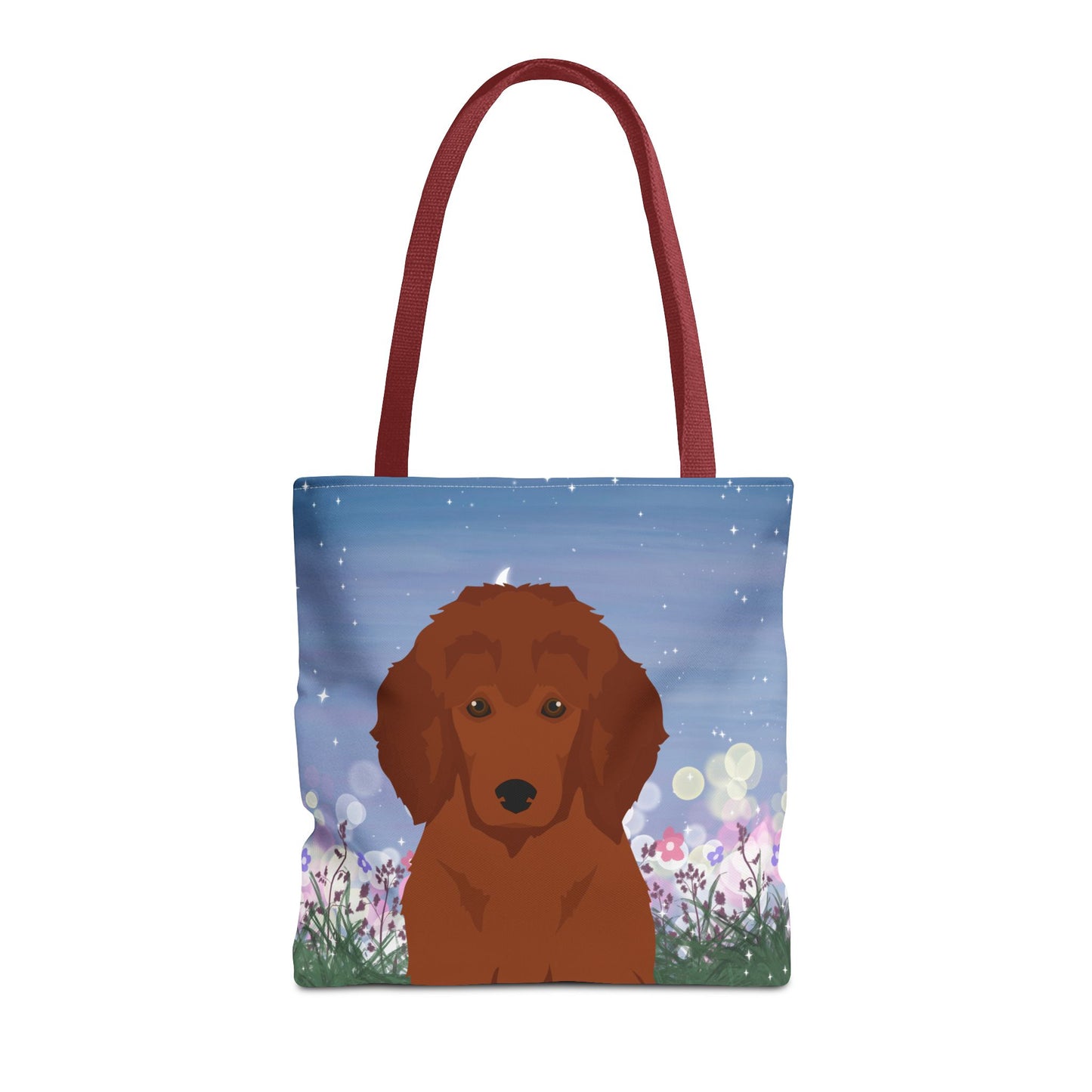 Poodle Dog Tote Bag 16x16