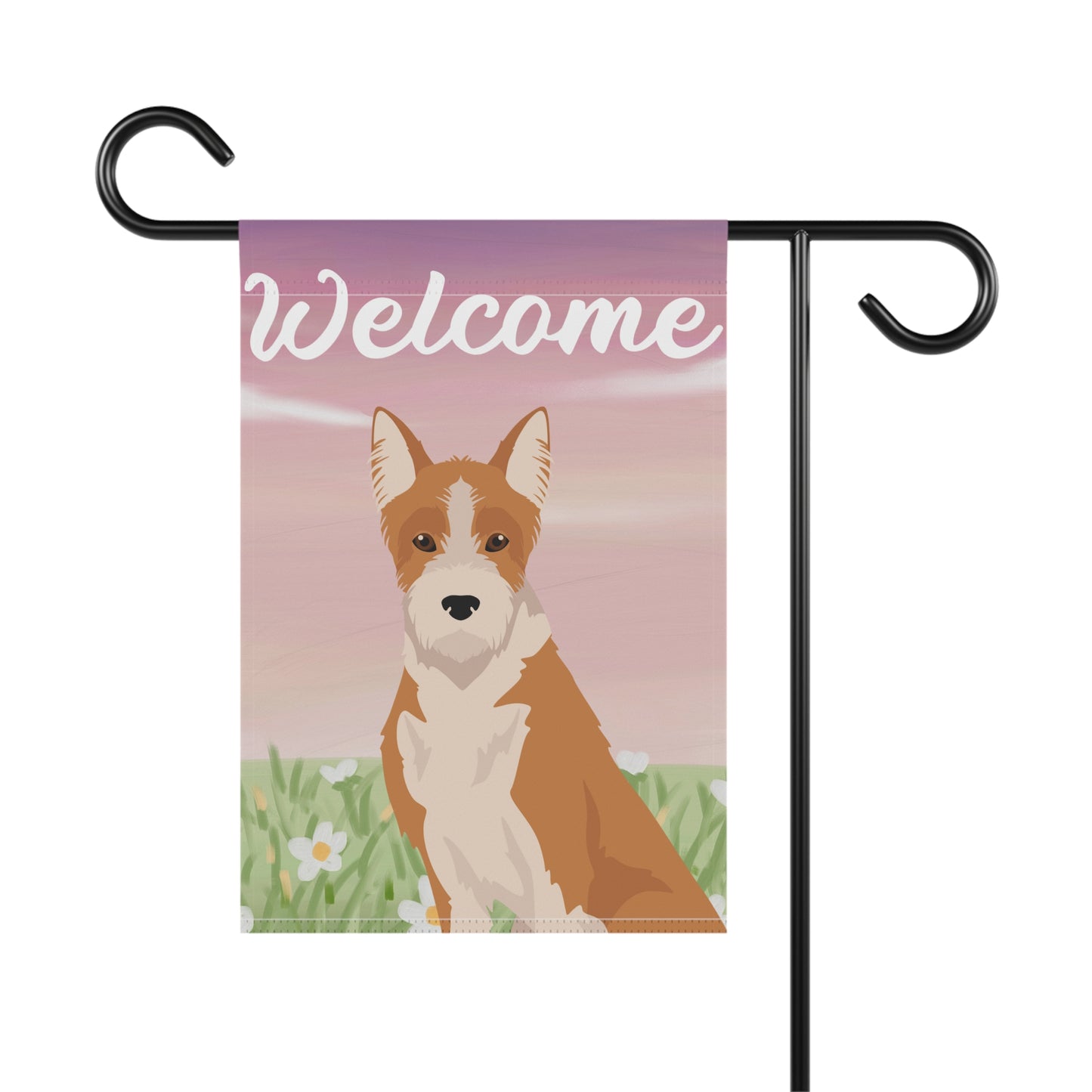 Portuguese Podengo Dog Welcome Garden Flag