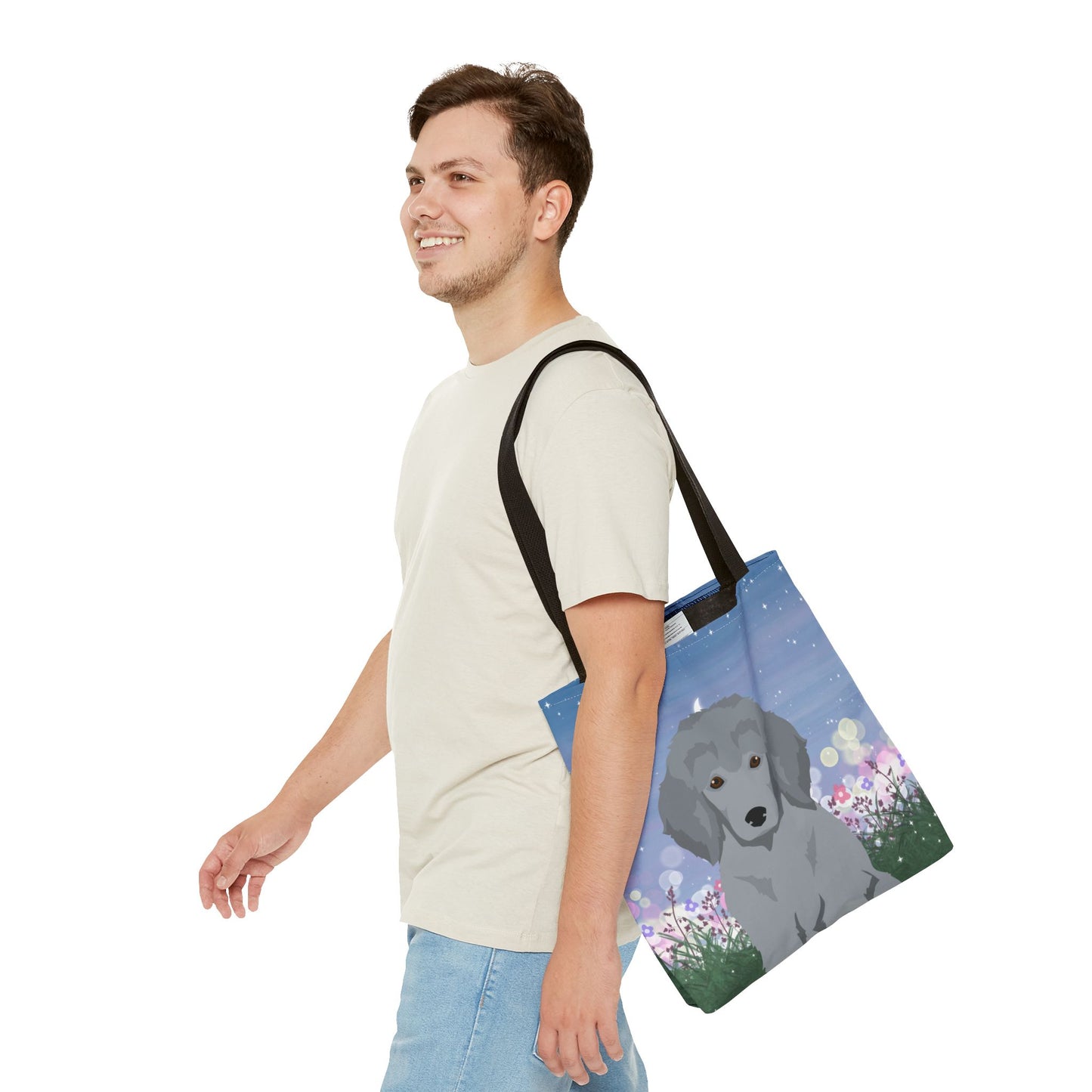 Poodle Dog Tote Bag 16x16