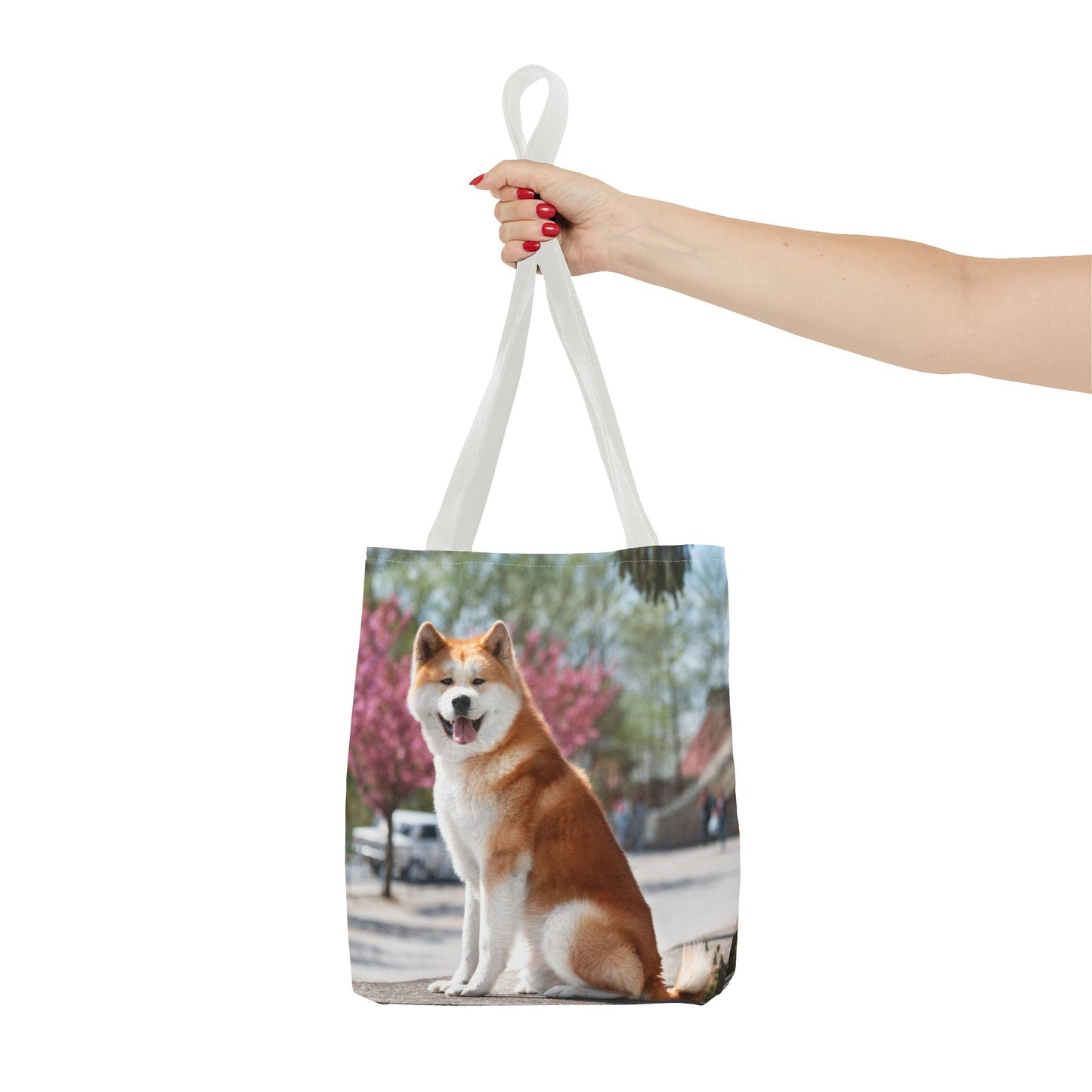 Japanese Akita Dog Tote Bag 13x13