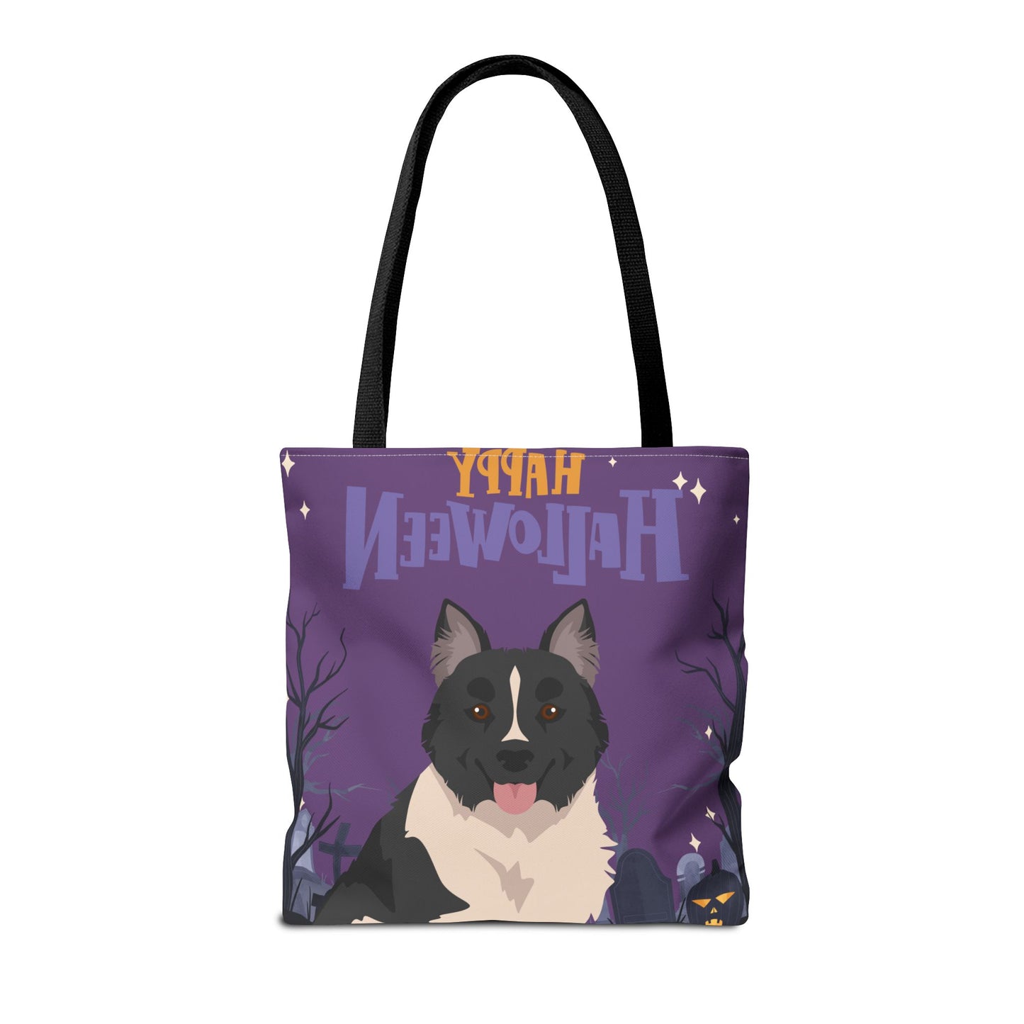 Elo Dog Happy Halloween Tote Bag 16x16