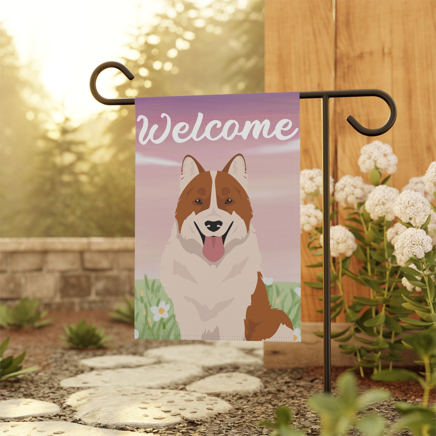Thai Bangkaew Dog Dog Welcome Garden Flag
