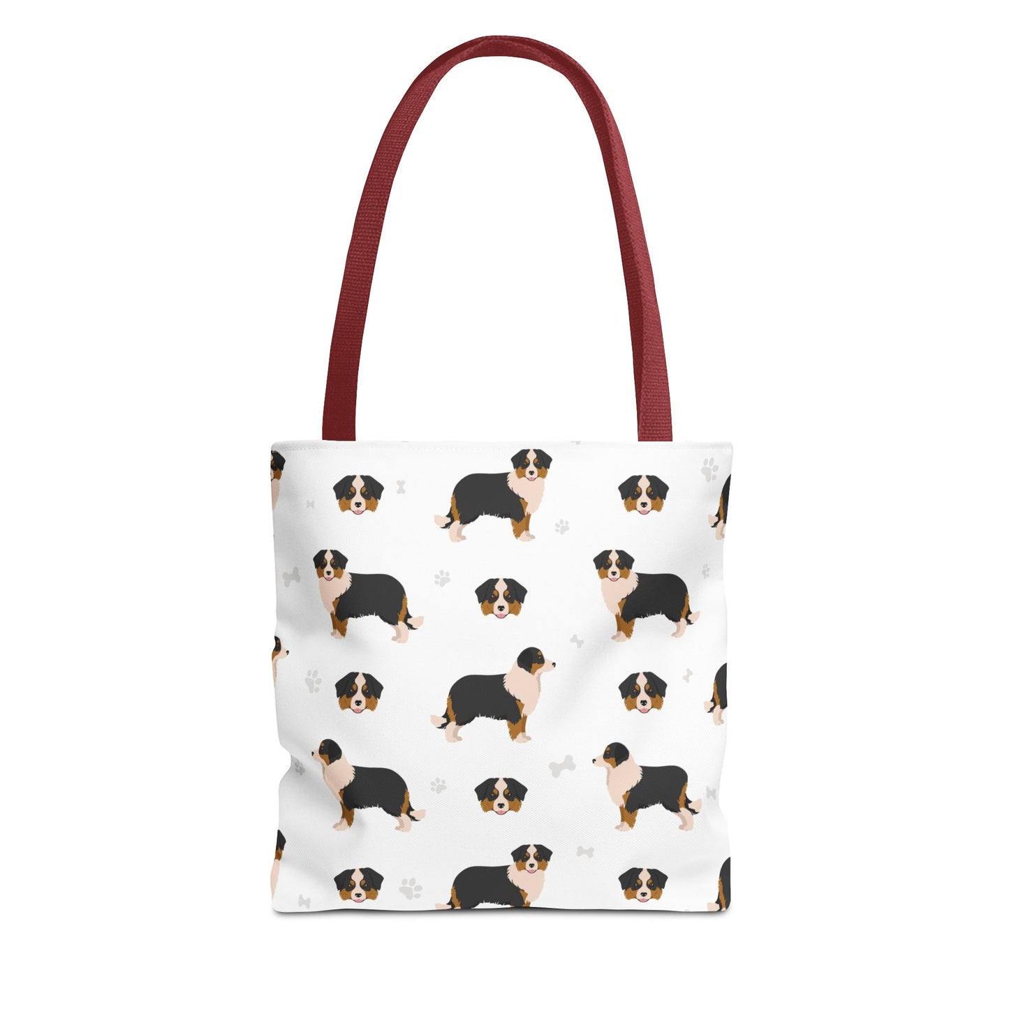 Miniature Australian Shepherd Dog Tote Bag, Aussie Dog Mom Gift