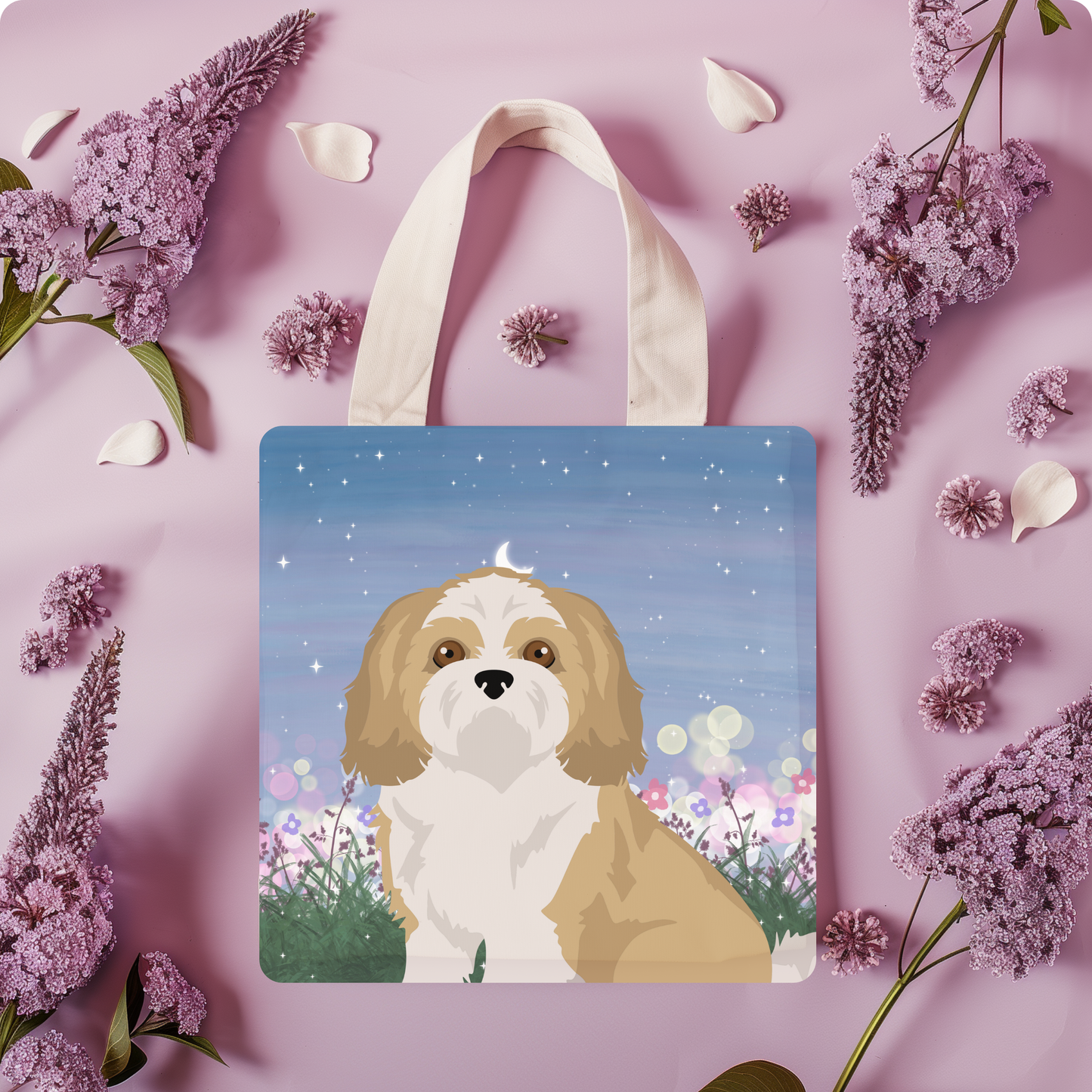 Shih Tzu Dog Tote Bag 13x13