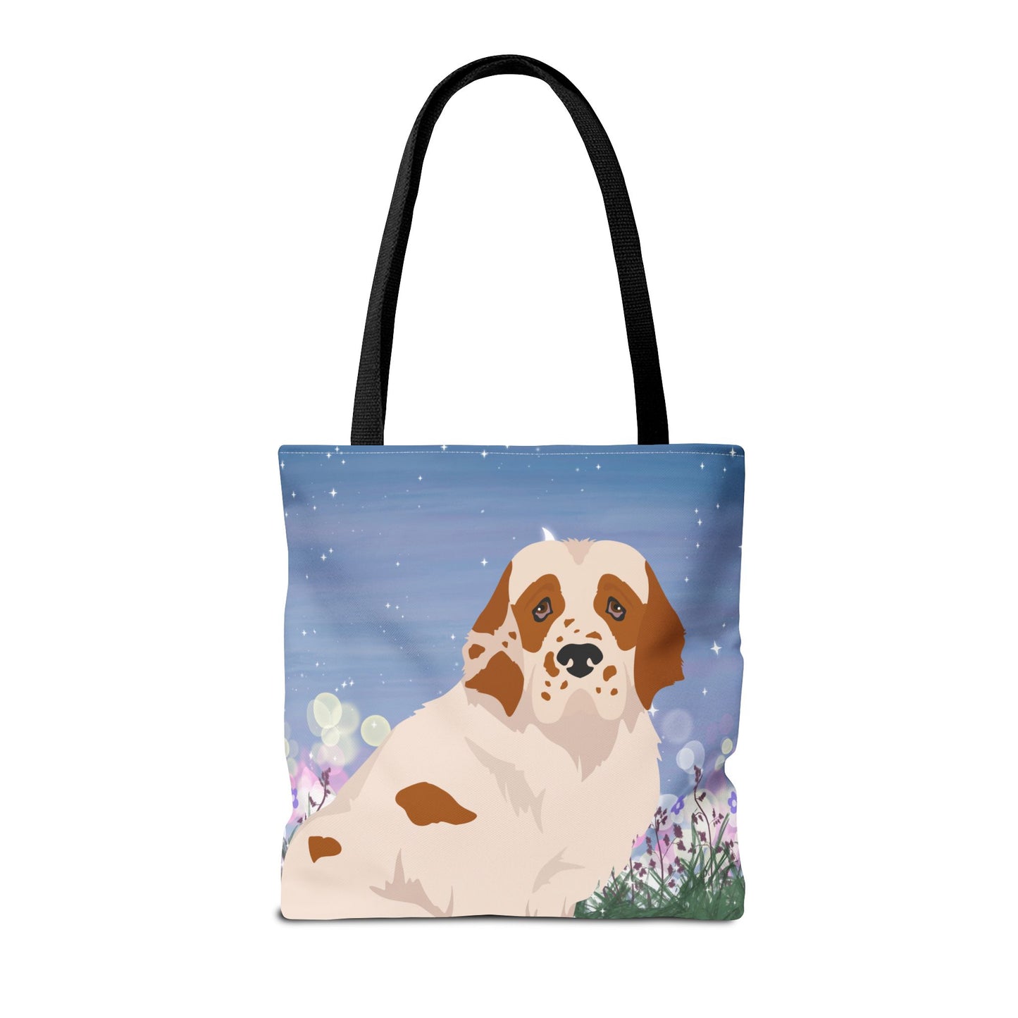 Clumber Spaniel Dog Tote Bag 16x16