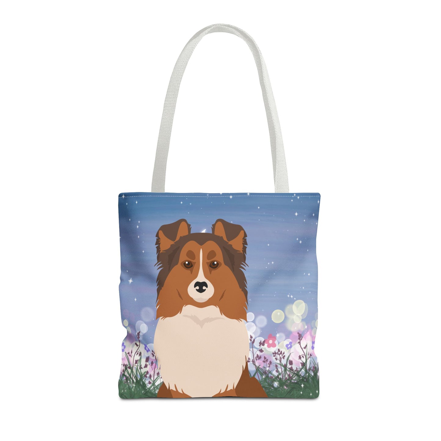Shetland Sheepdog Dog Tote Bag 16x16