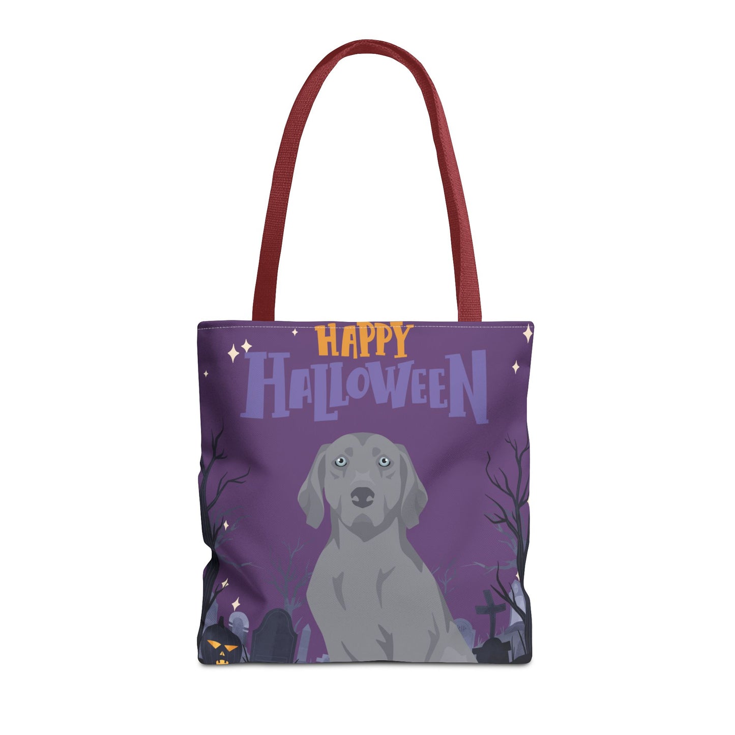 Weimaraner Dog Happy Halloween Tote Bag 16x16