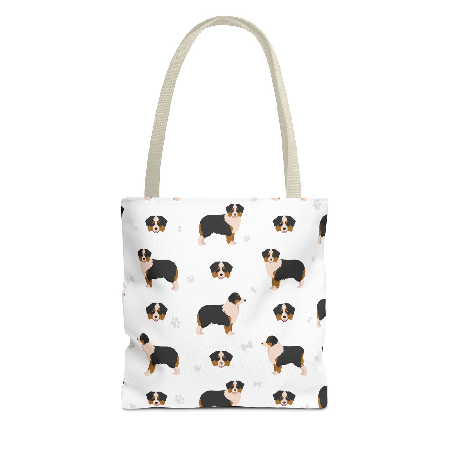 Miniature Australian Shepherd Dog Tote Bag, Aussie Dog Mom Gift