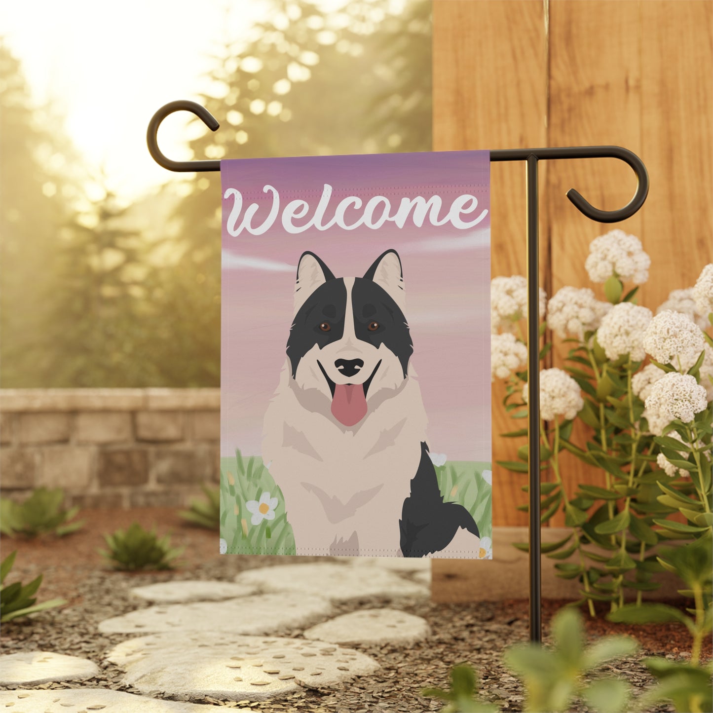 Thai Bangkaew Dog Dog Welcome Garden Flag