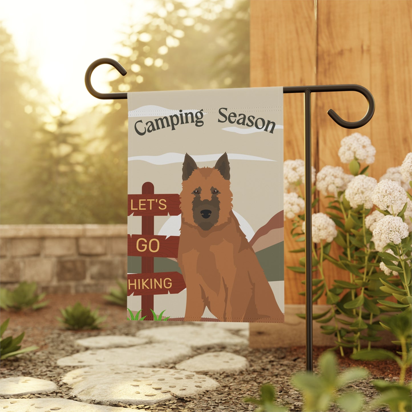 Belgian Laekenois Dog Camping Garden Flag