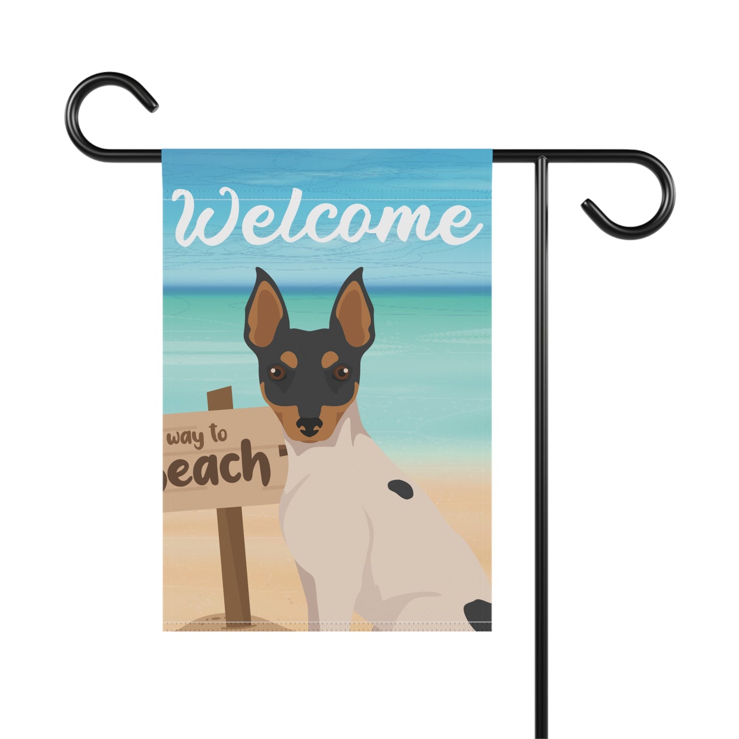 Toy Fox Terrier Dog Garden Flag