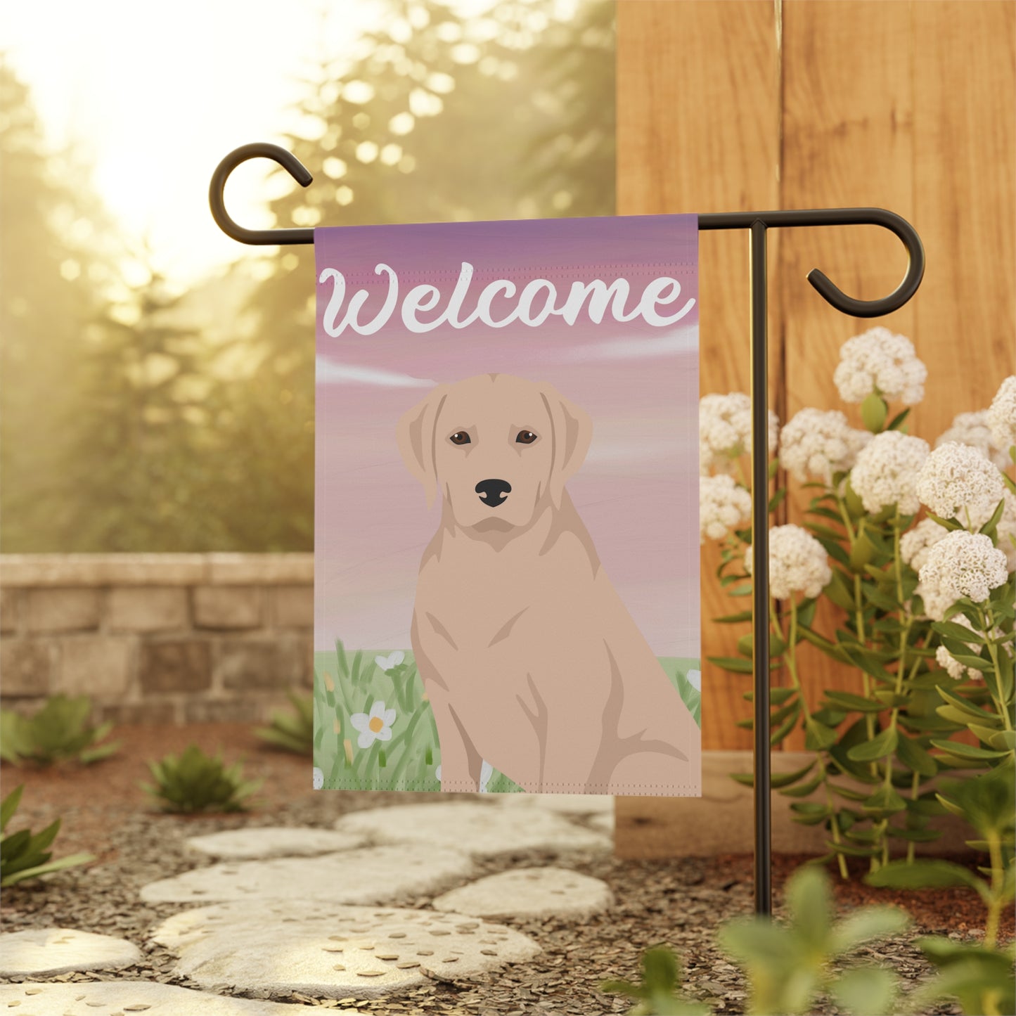 Labrador Retriever Dog Welcome Garden Flag