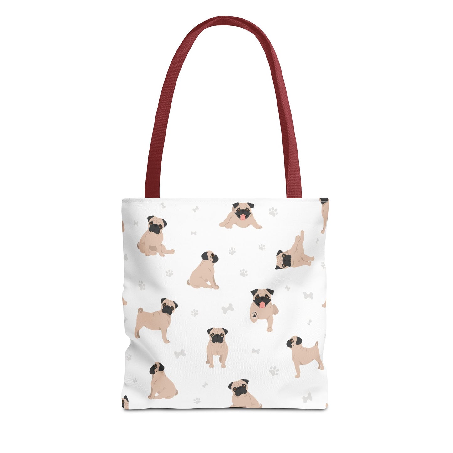 Pug Dog Tote Bag, Dog Mom Gift