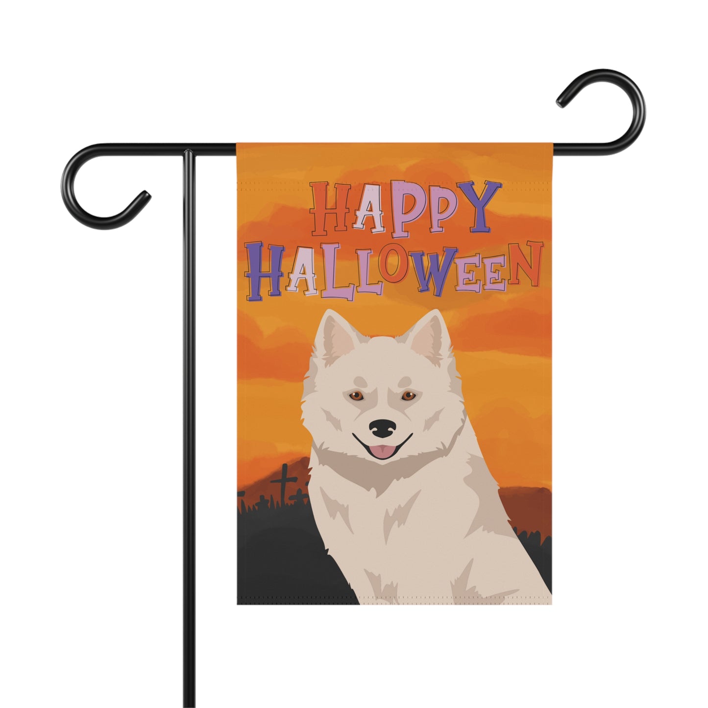 Nenets Herding Laika Dog Halloween Garden Flag