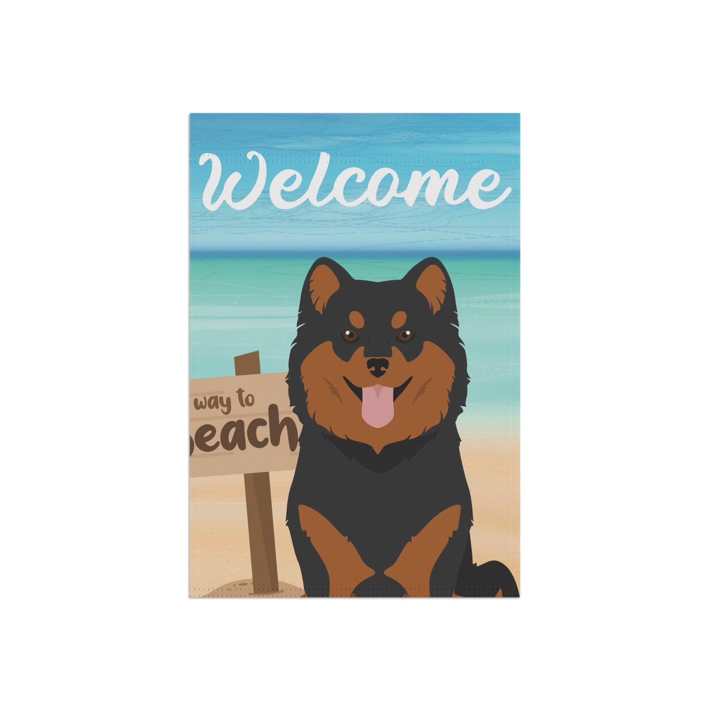 Finnish Lapphund Dog Garden Flag