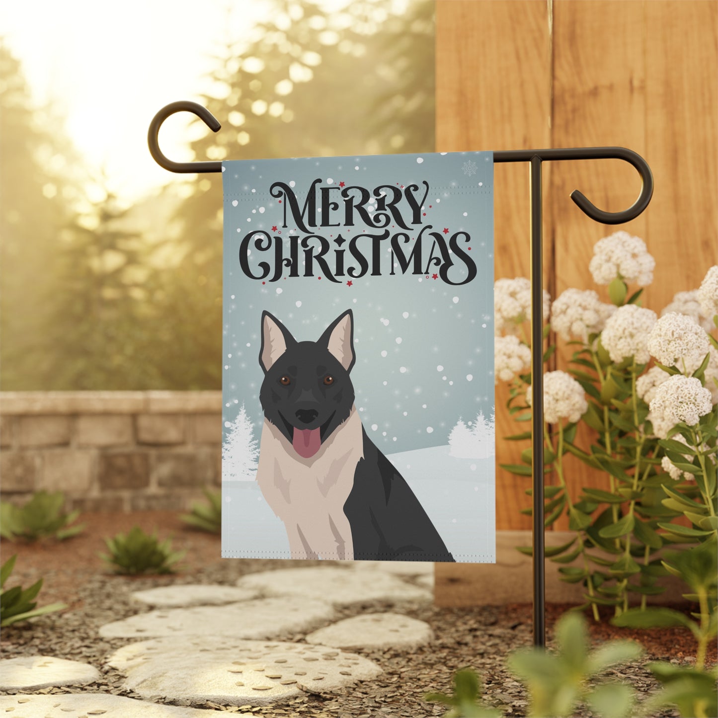 Russo European Laika Dog Garden Flag