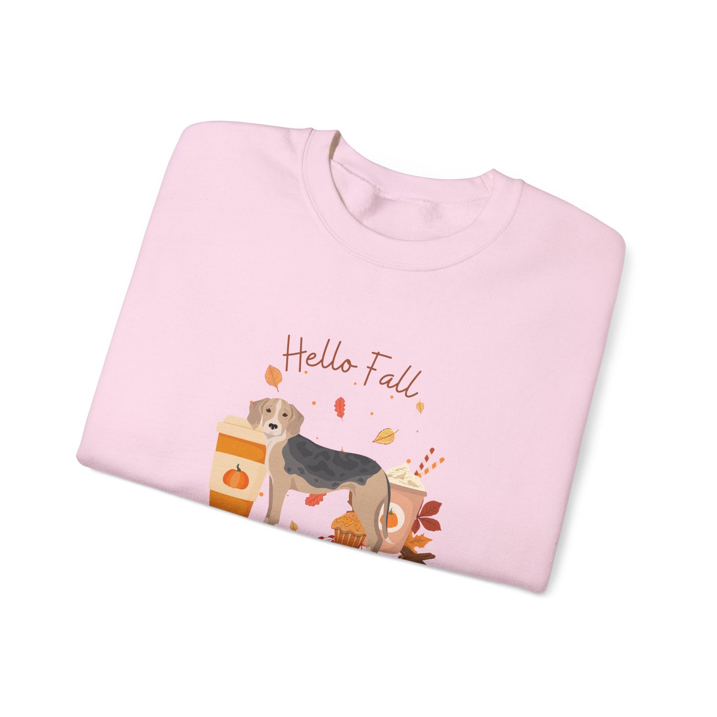 Dunker Dog Fall Unisex Heavy Blend Crewneck Sweatshirt