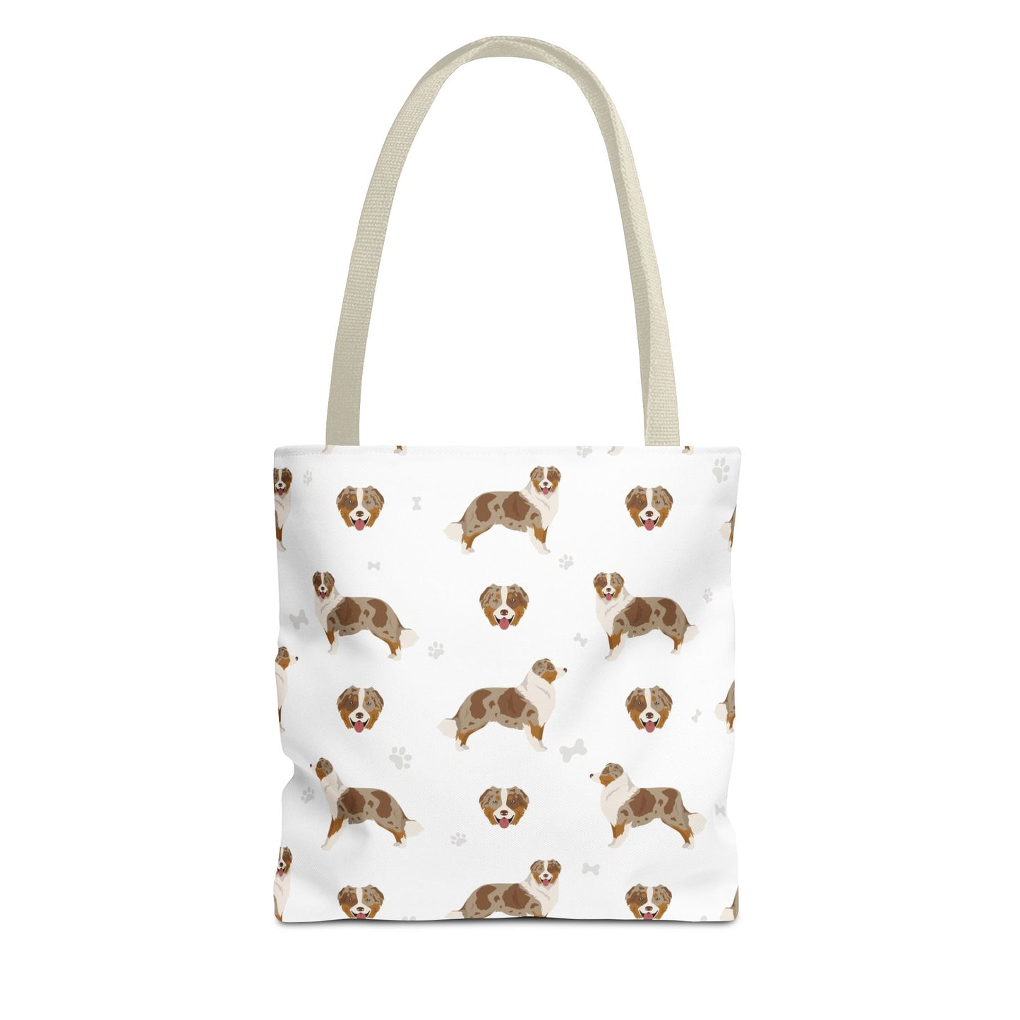Australian Shepherd Dog Tote Bag, Aussie Dog Mom Gift