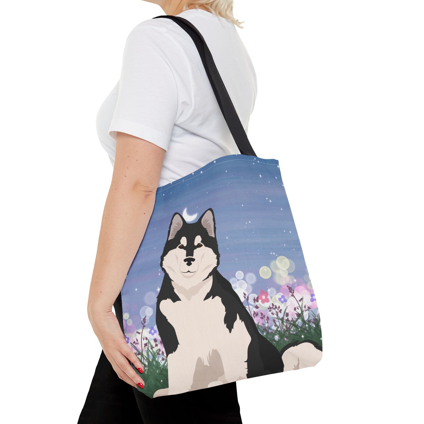 Alaskan Malamute Dog Tote Bag 16x16