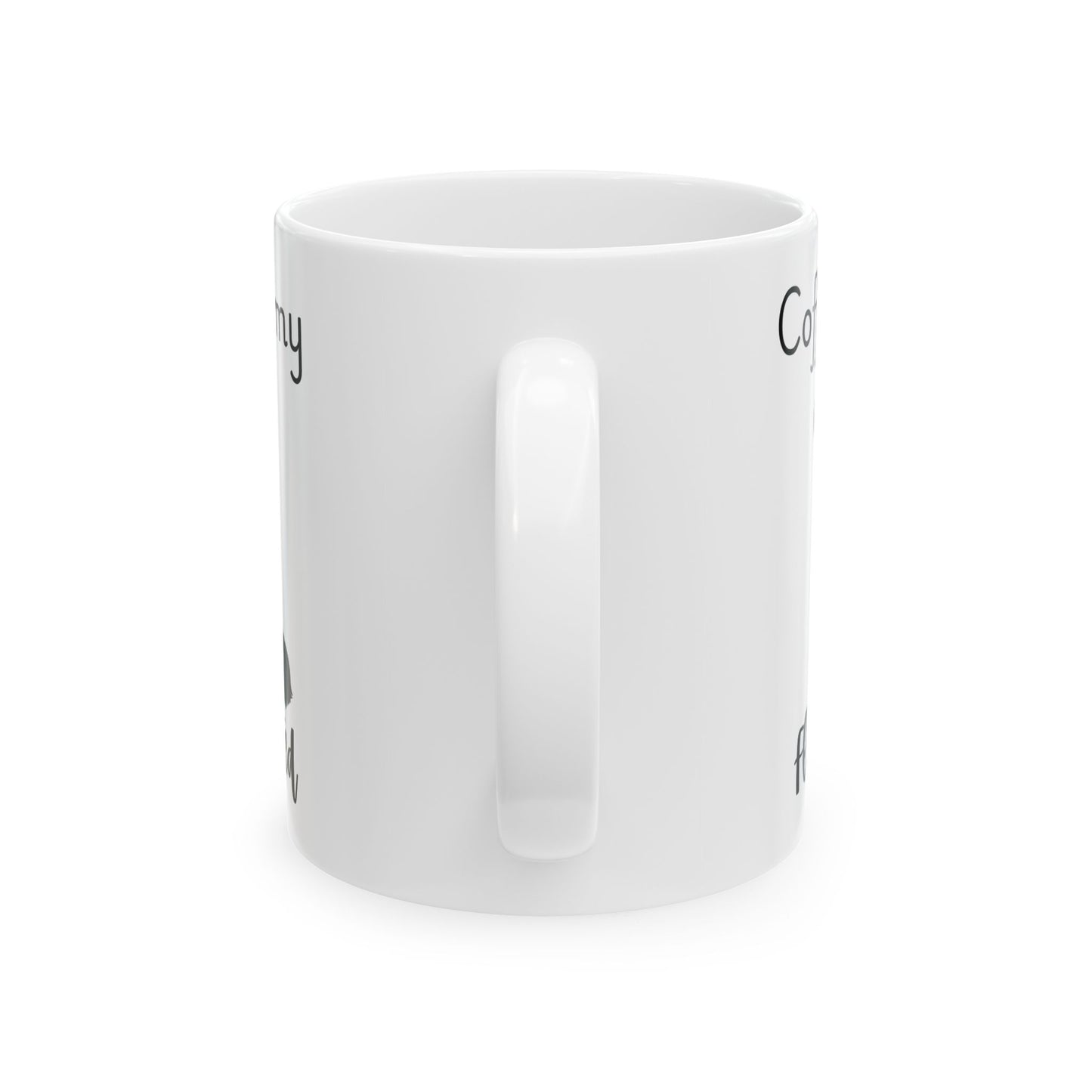 Coffee and My Flat Coated Retriever Ceramic Mug | Dog Lover Gift, Pet Owner Cup, Cute Mug for Dog Moms, Funny Mug for Coffee Lovers