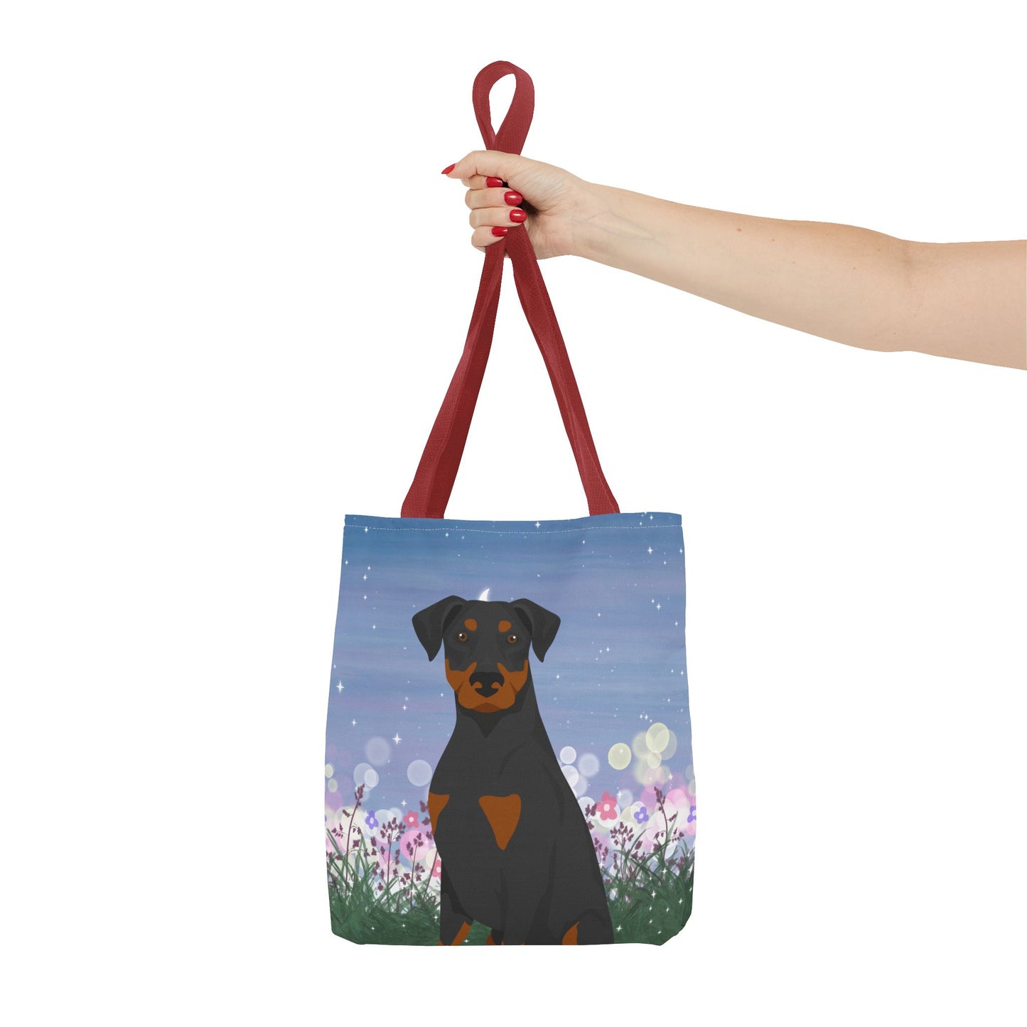 Dobermann Pinscher Dog Tote Bag 13x13