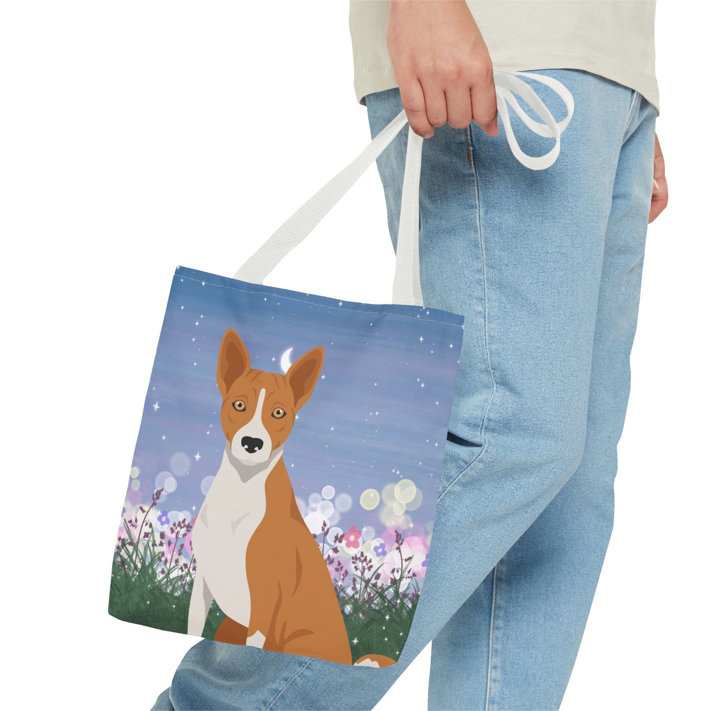 Basenji Dog Tote Bag 13x13