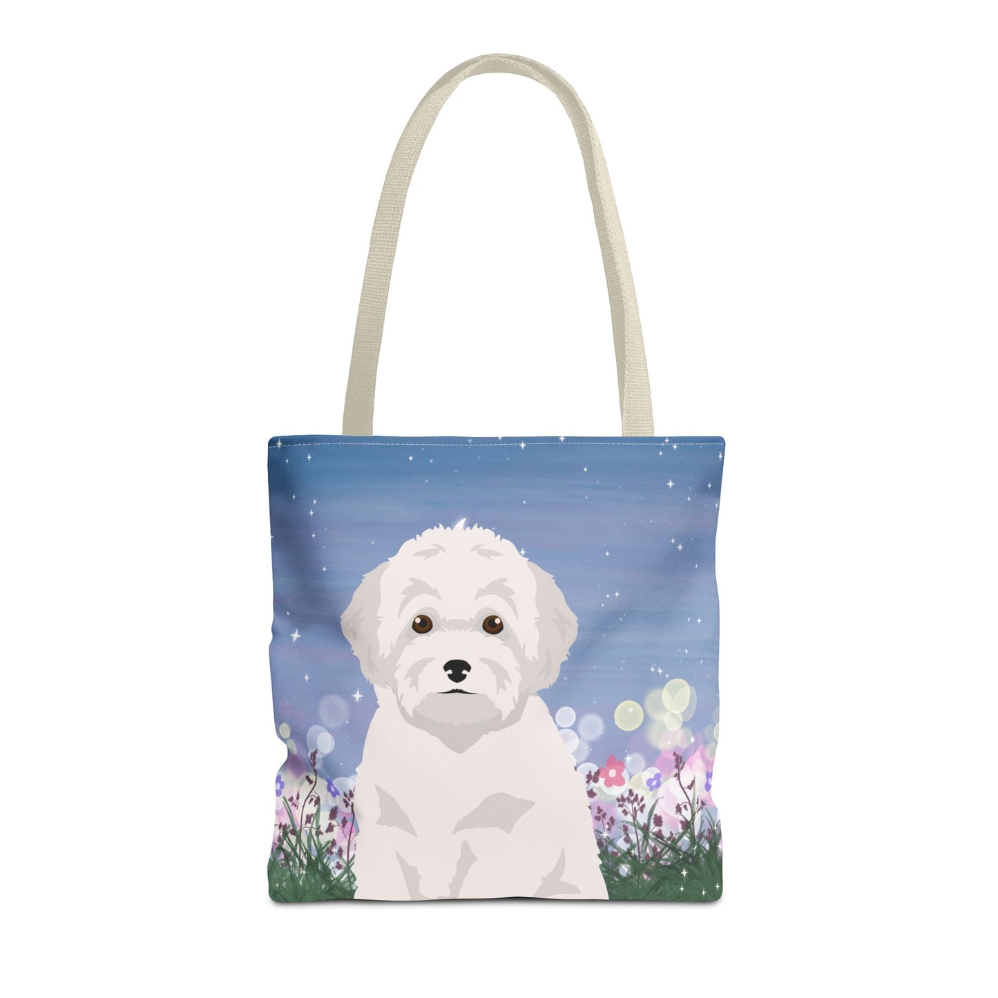 Toy Poodle Dog Tote Bag 16x16