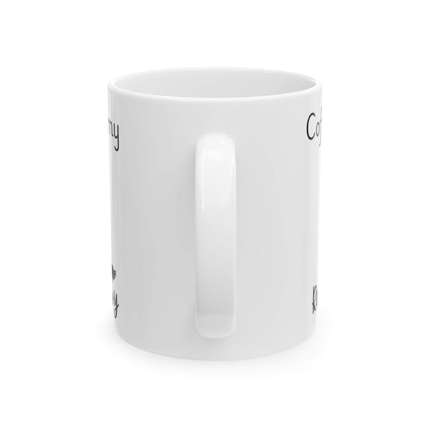 Coffee and My Russian Toy Ceramic Mug | Dog Lover Gift, Pet Owner Cup, Cute Mug for Dog Moms, Funny Mug for Coffee Lovers