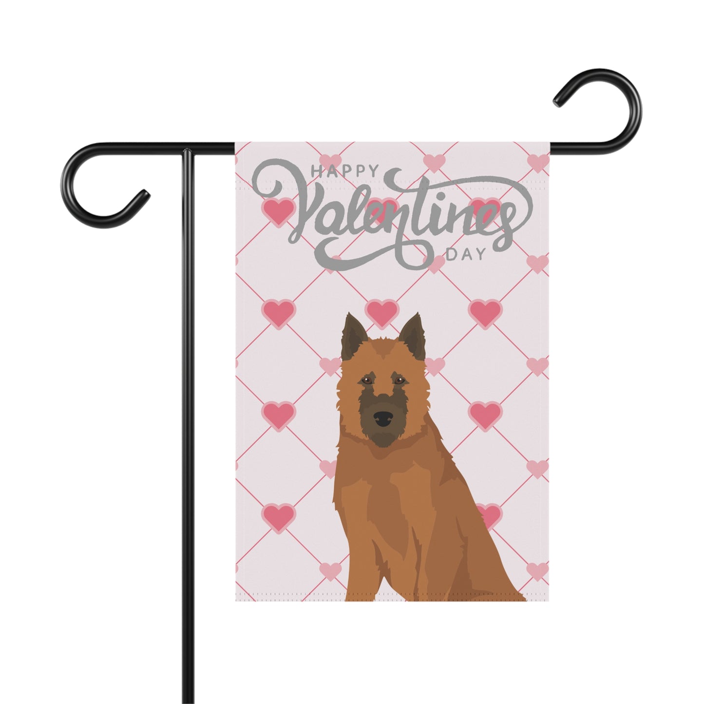 Belgian Laekenois Dog Valentines Day Garden Flag