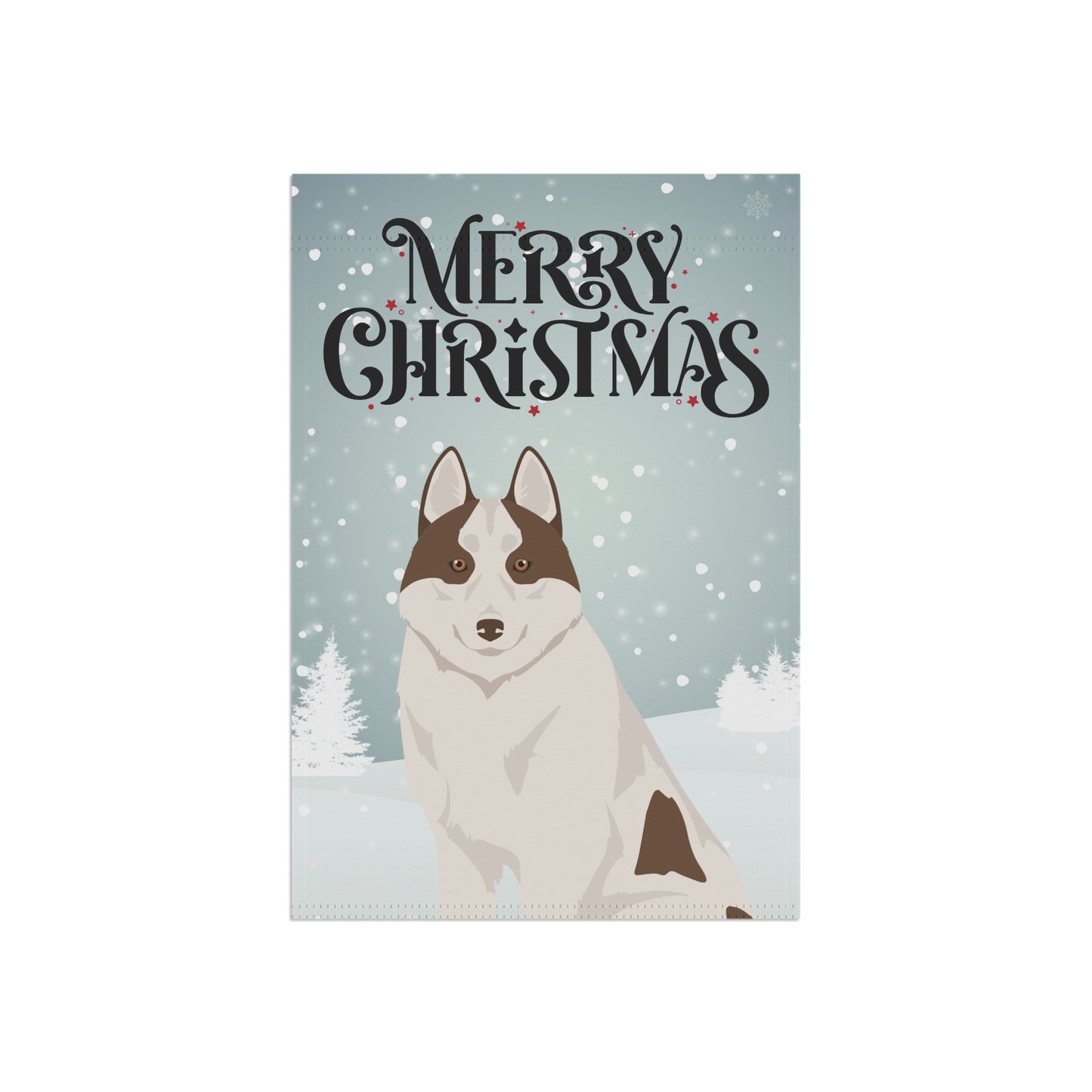 Siberian Husky Dog Garden Flag