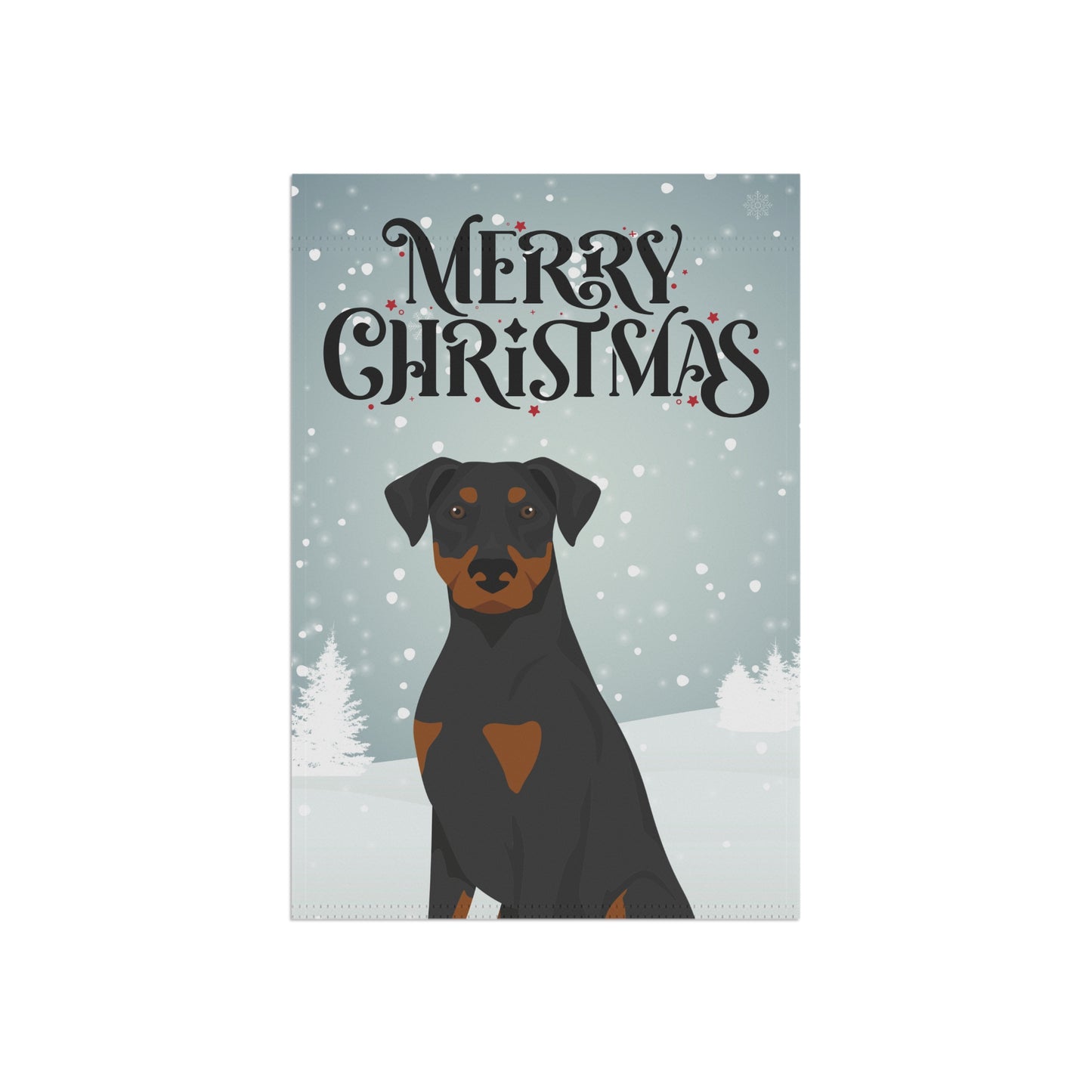 Doberman Pinscher Dog Garden Flag