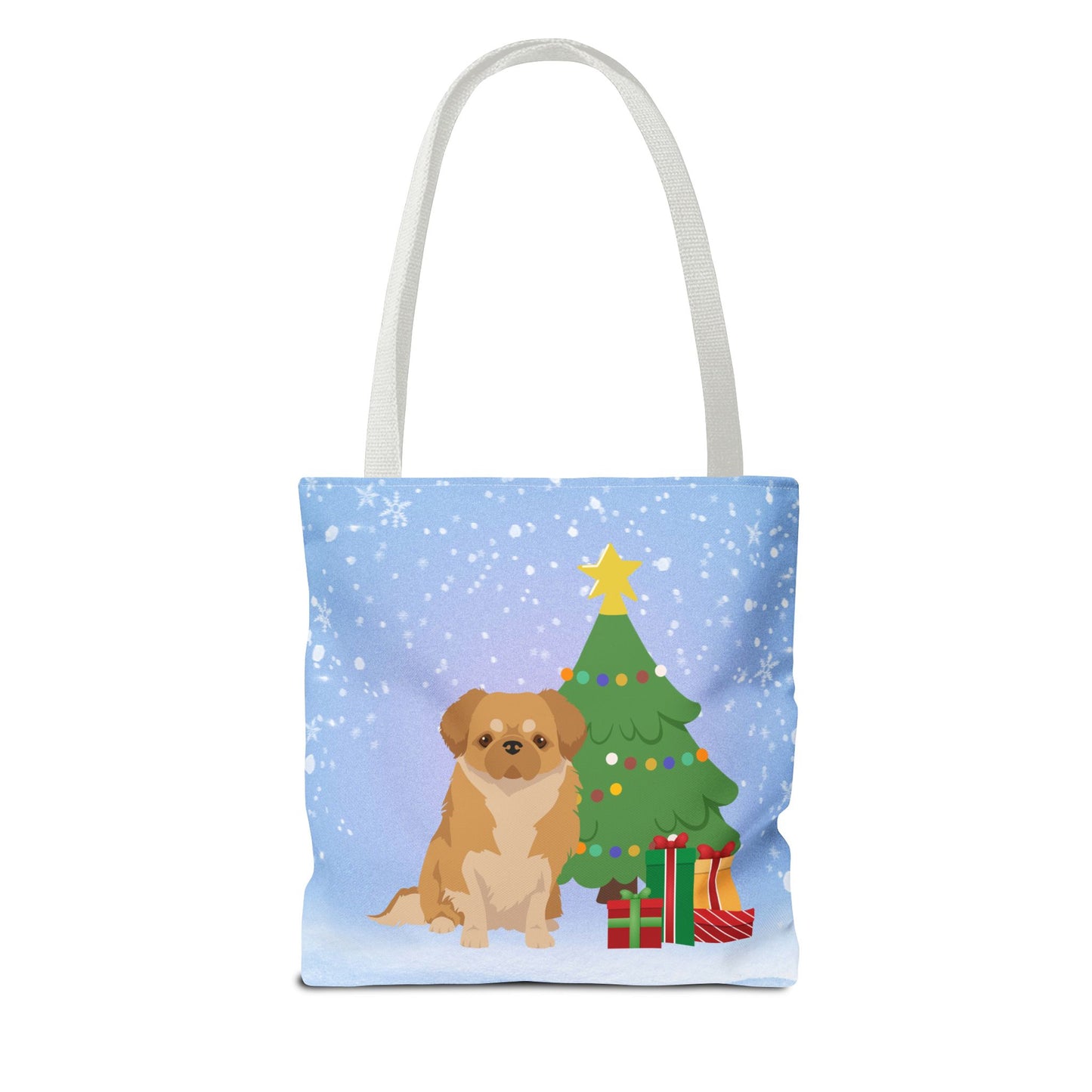 Tibetan Spaniel Dog Tote Bag, Dog Mom Gift