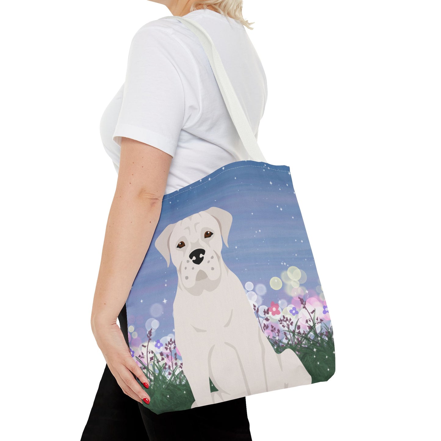 Dogo Argentino Dog Tote Bag 16x16