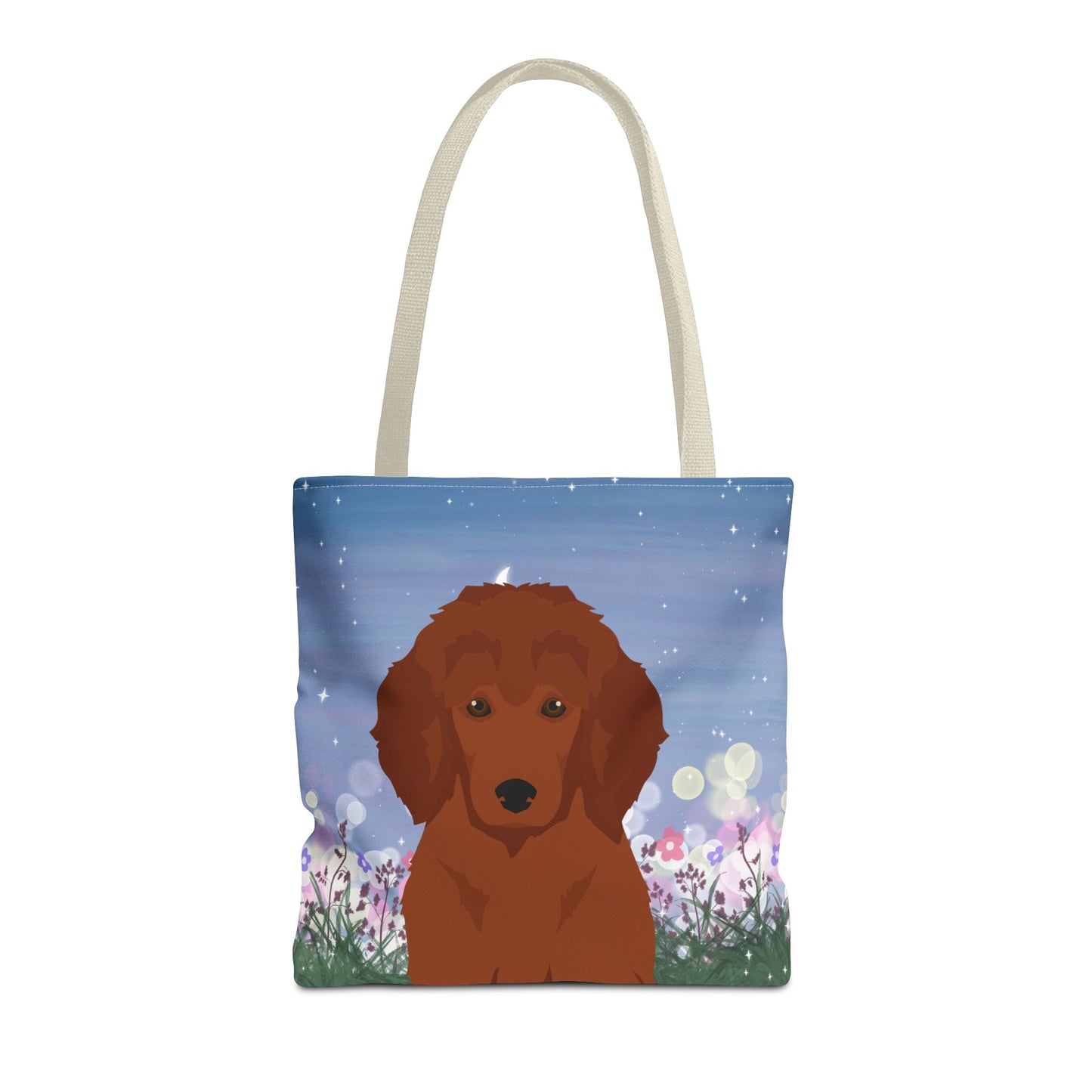 Poodle Dog Tote Bag 16x16