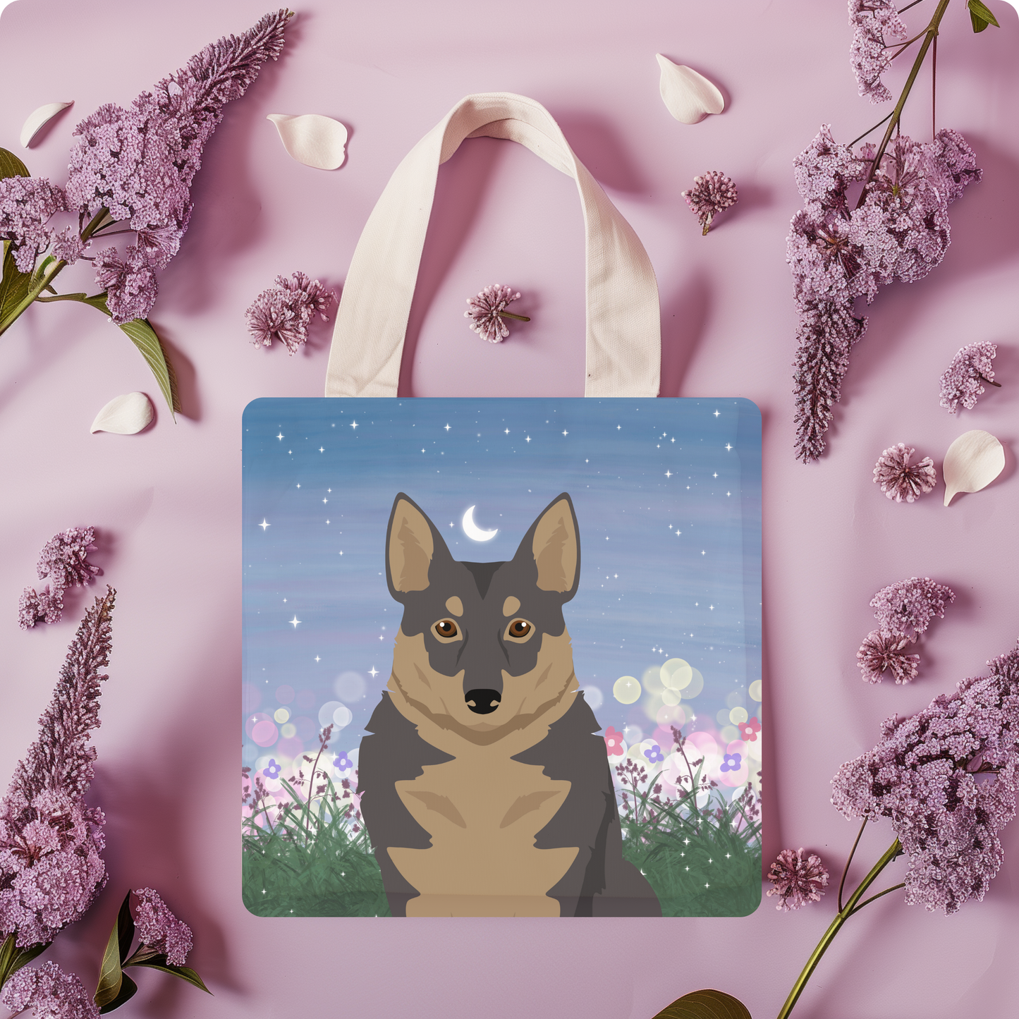 Swedish Vallhund Dog Tote Bag 13x13