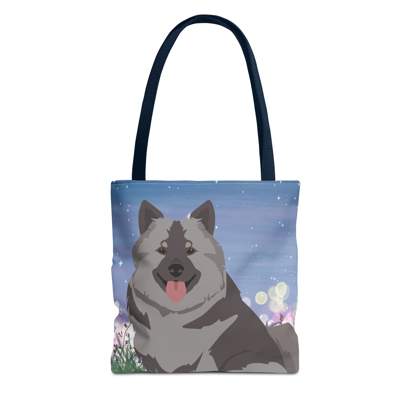 keeshond Dog Tote Bag 13x13
