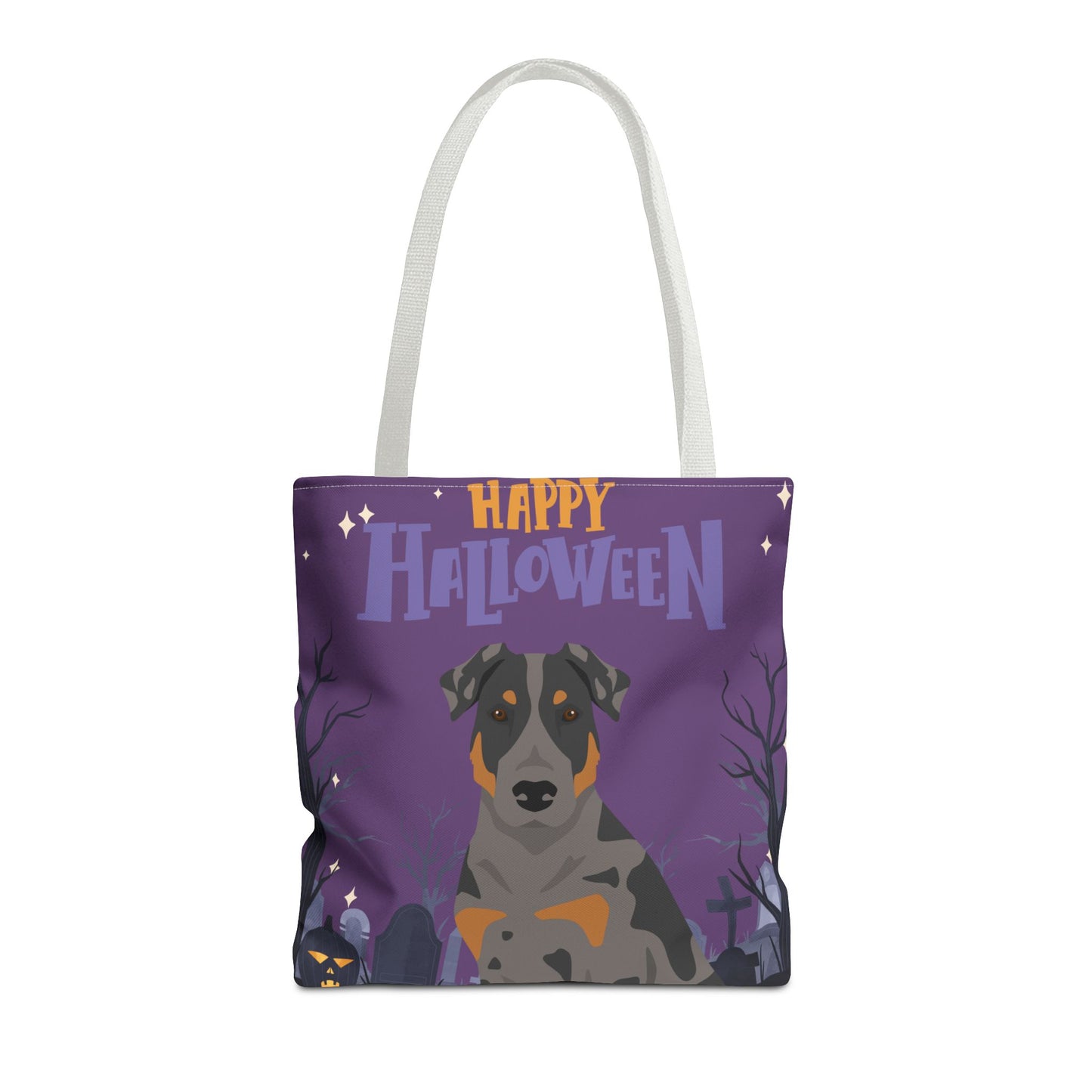 Beauceron Dog Happy Halloween Tote Bag 16x16
