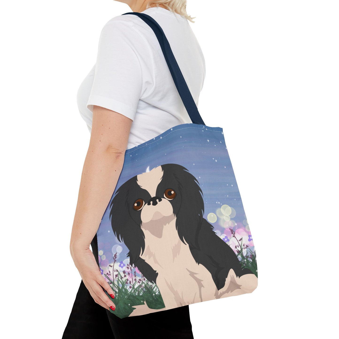 Japanese Chin Dog Tote Bag 16x16