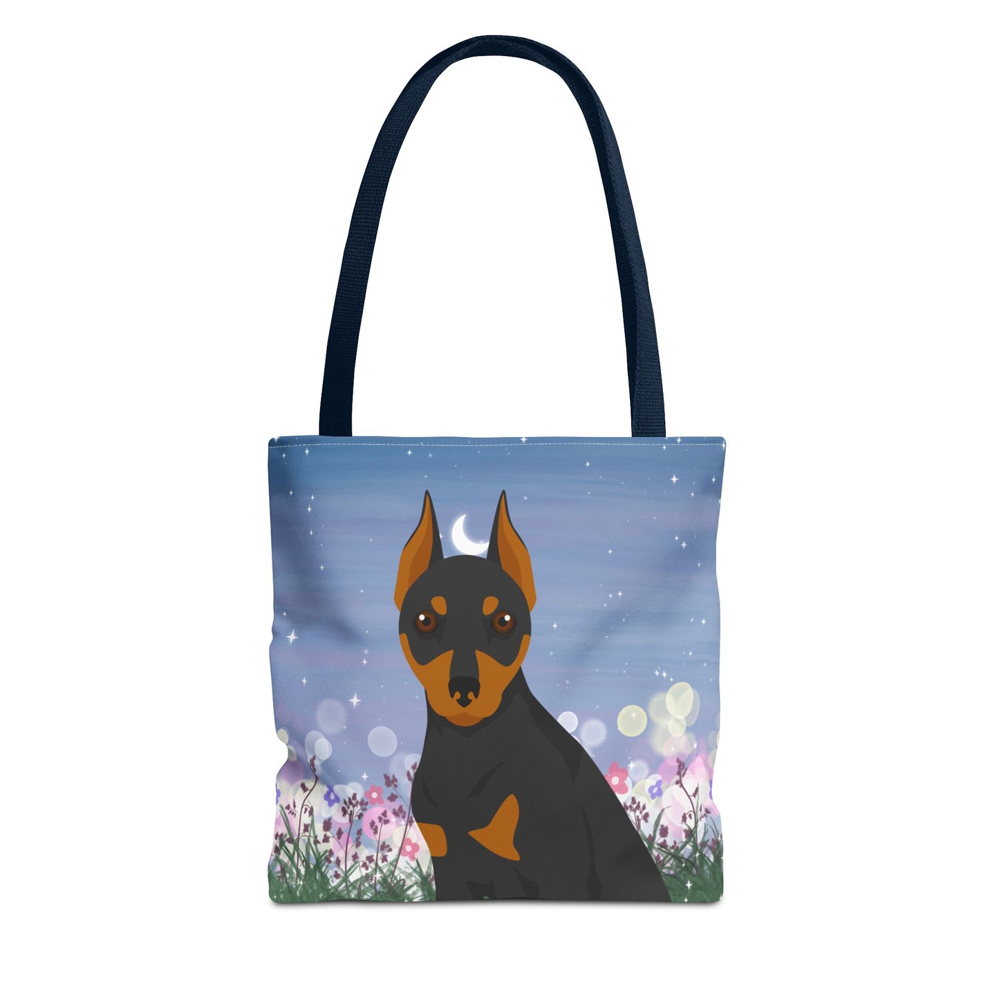 Miniature Pinscher Dog Tote Bag 13x13