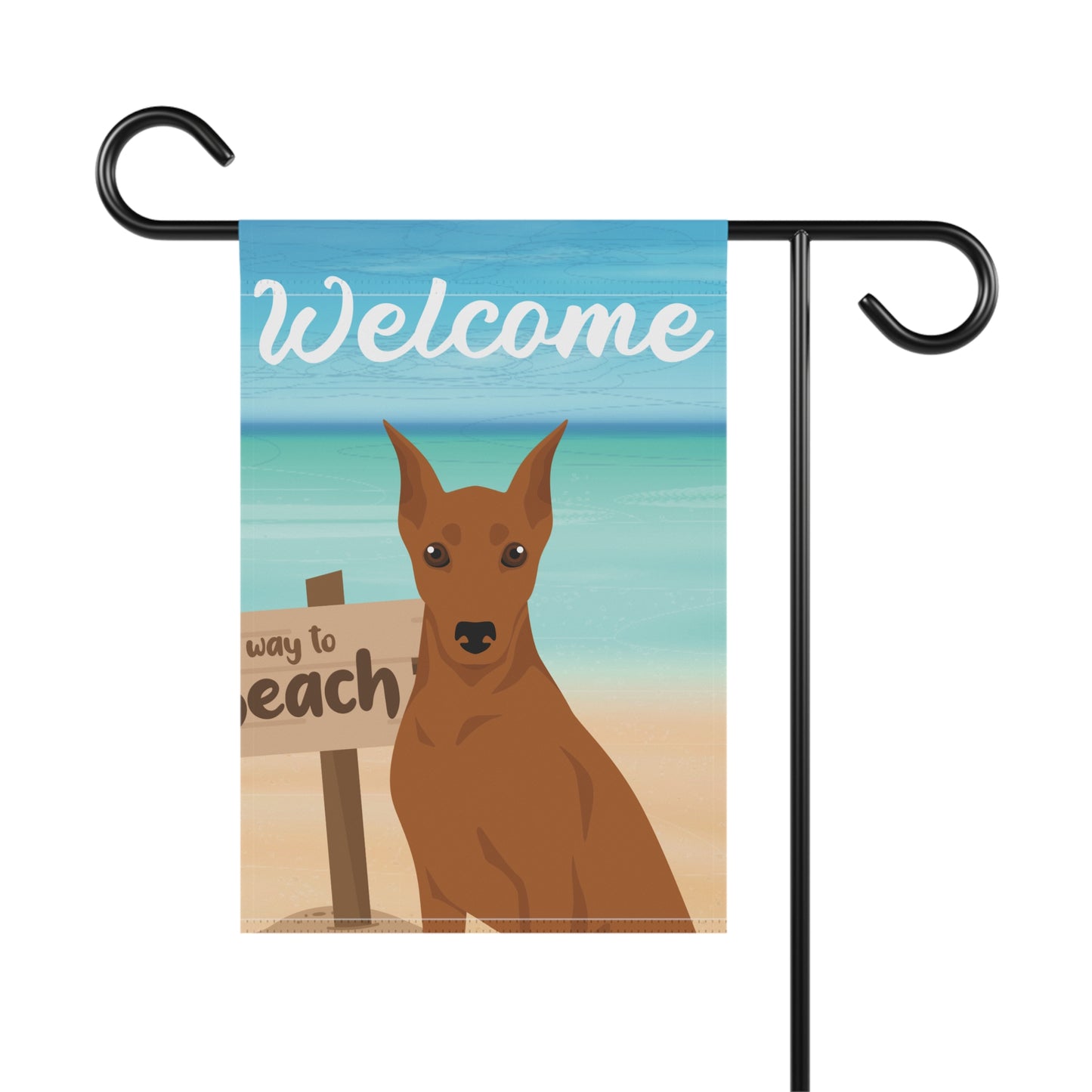 German Pinscher Dog Garden Flag