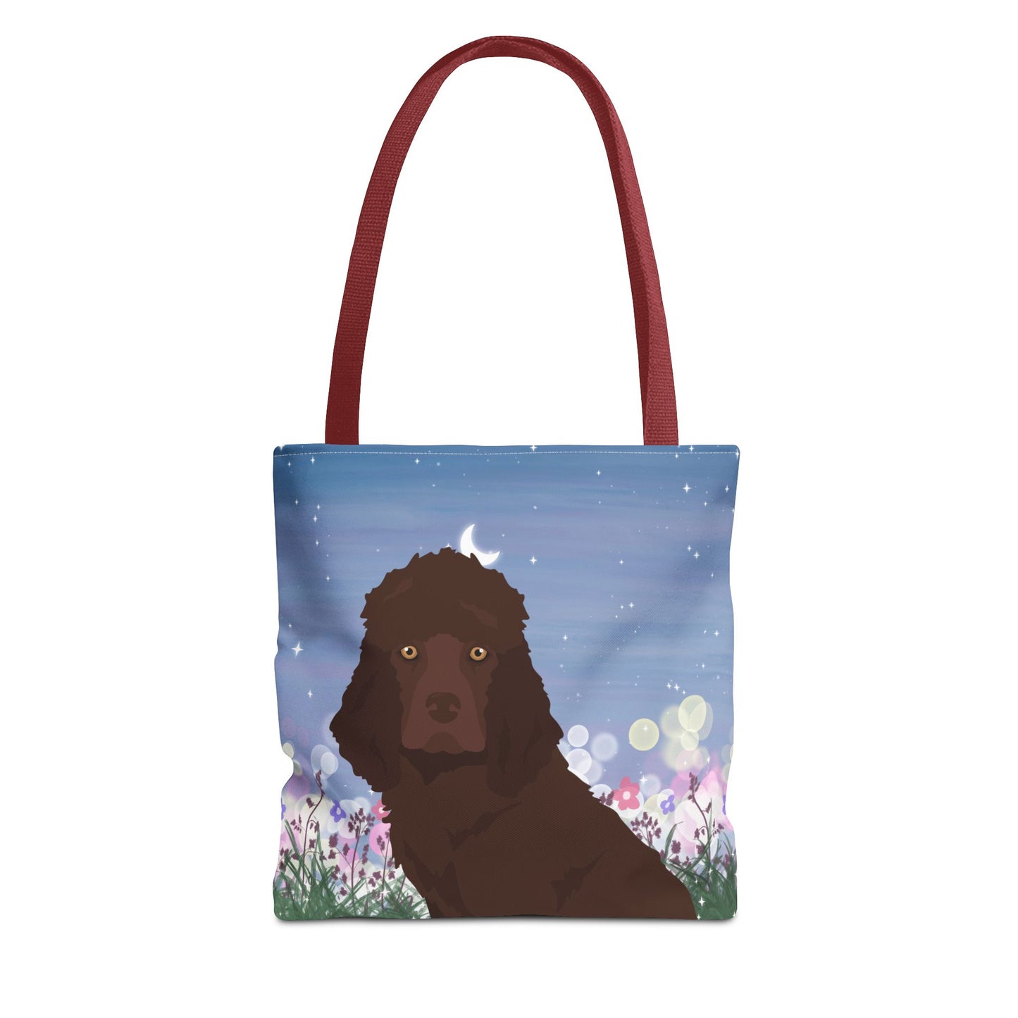 Irish Water Spaniel Dog Tote Bag 13x13