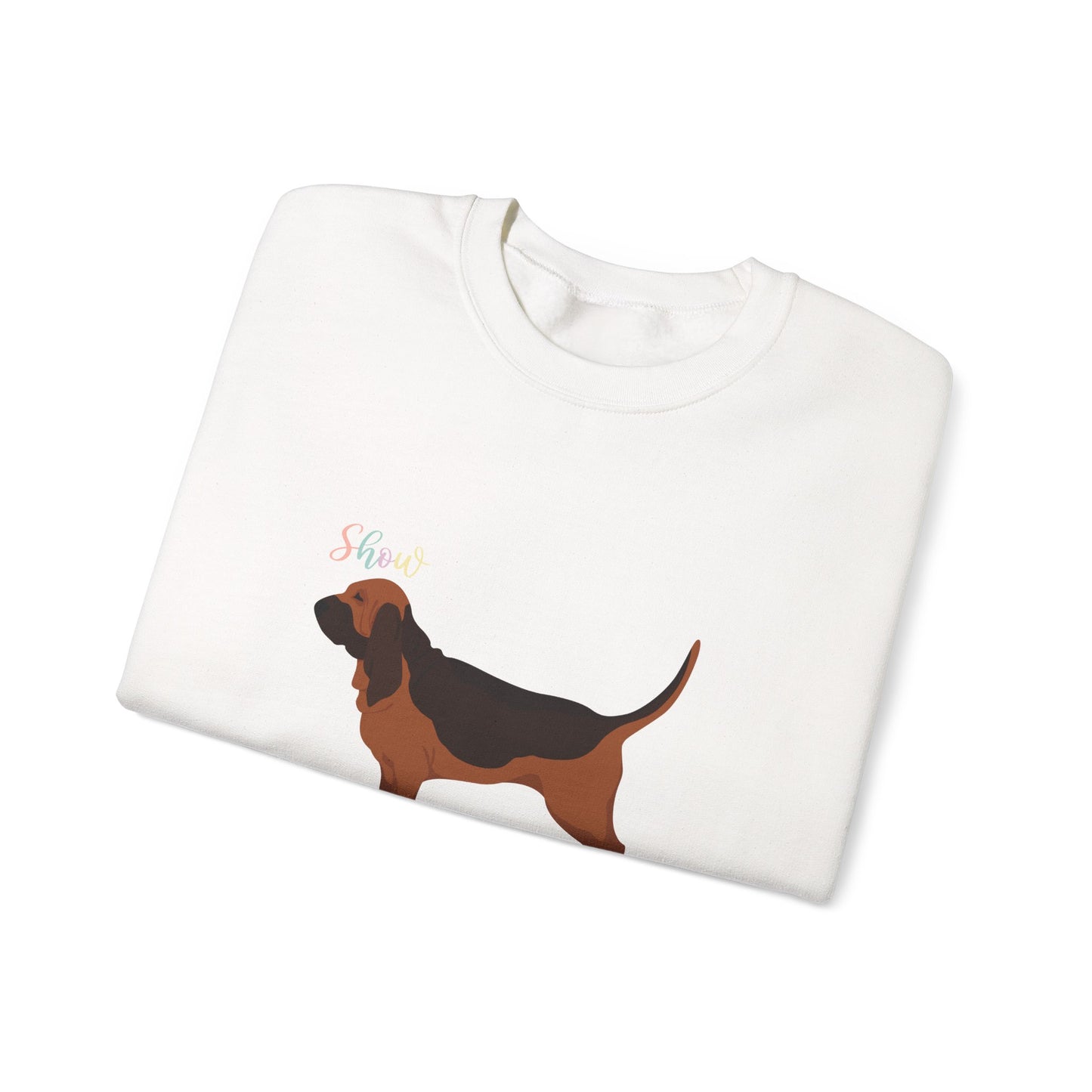 Bloodhound Dog Unisex Heavy Blend Crewneck Sweatshirt