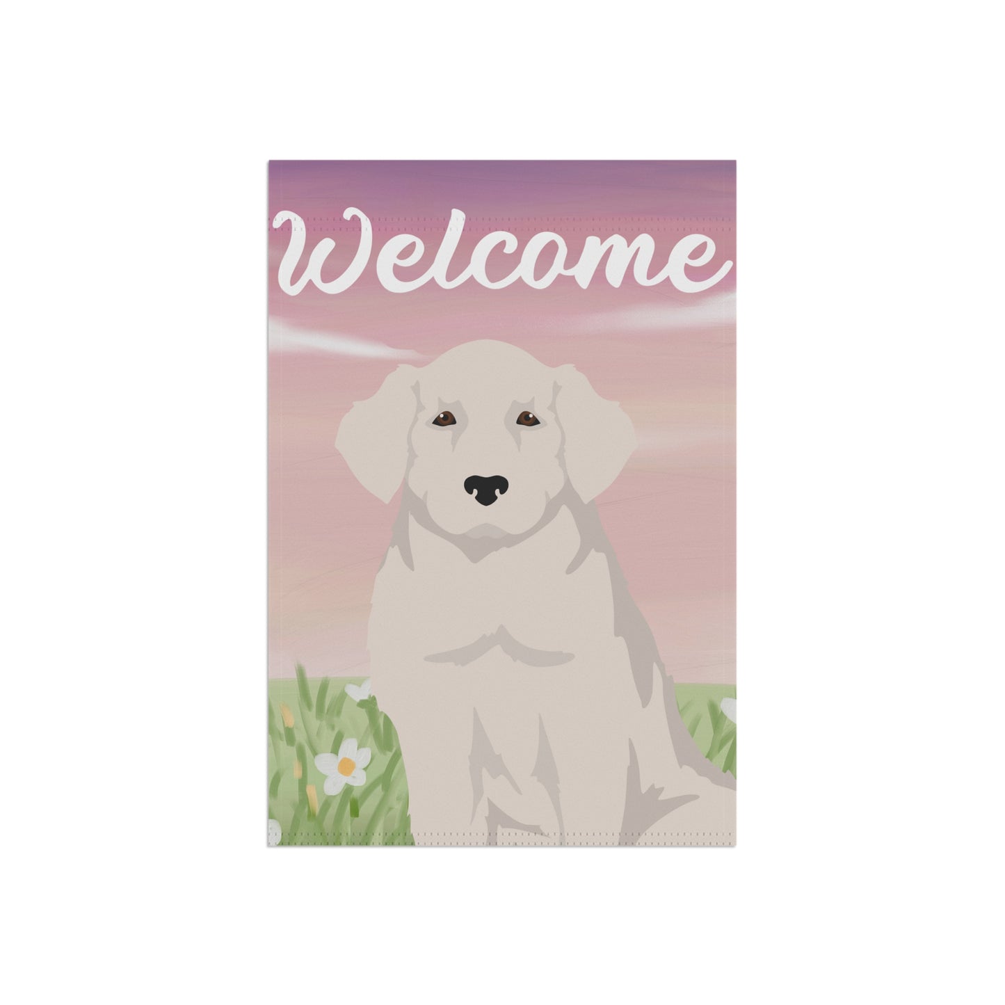 Kuvas Dog Welcome Garden Flag