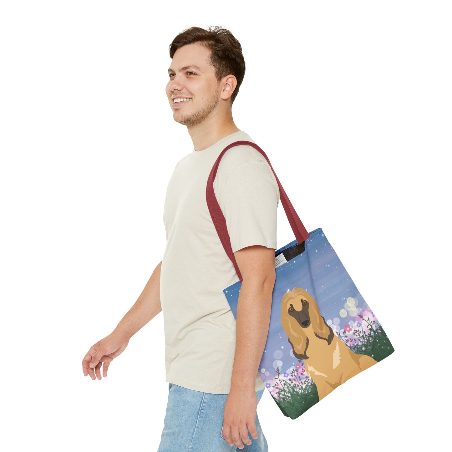 Afghan Hound Dog Tote Bag 16x16