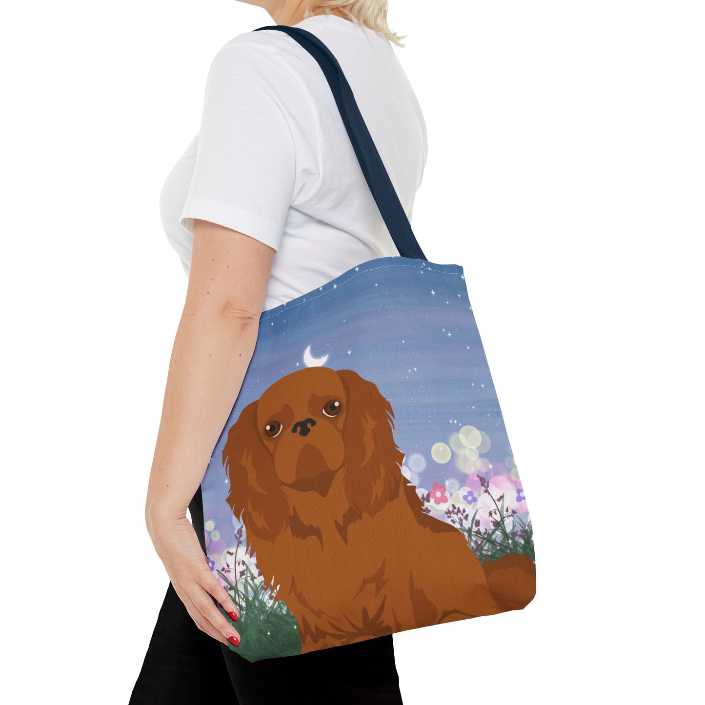 English Toy Spaniel Dog Tote Bag 16x16