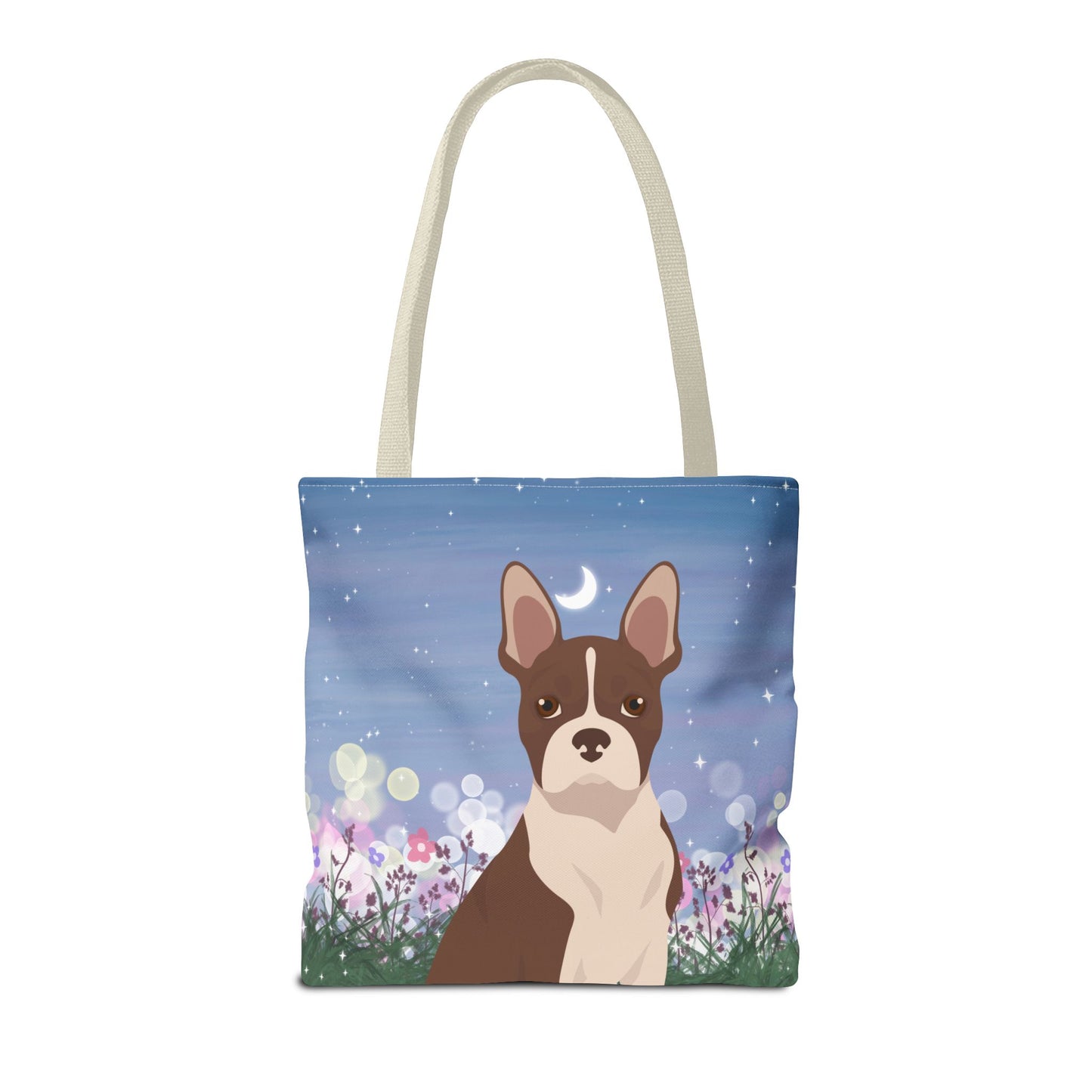 Boston Terrier Dog Tote Bag 16x16