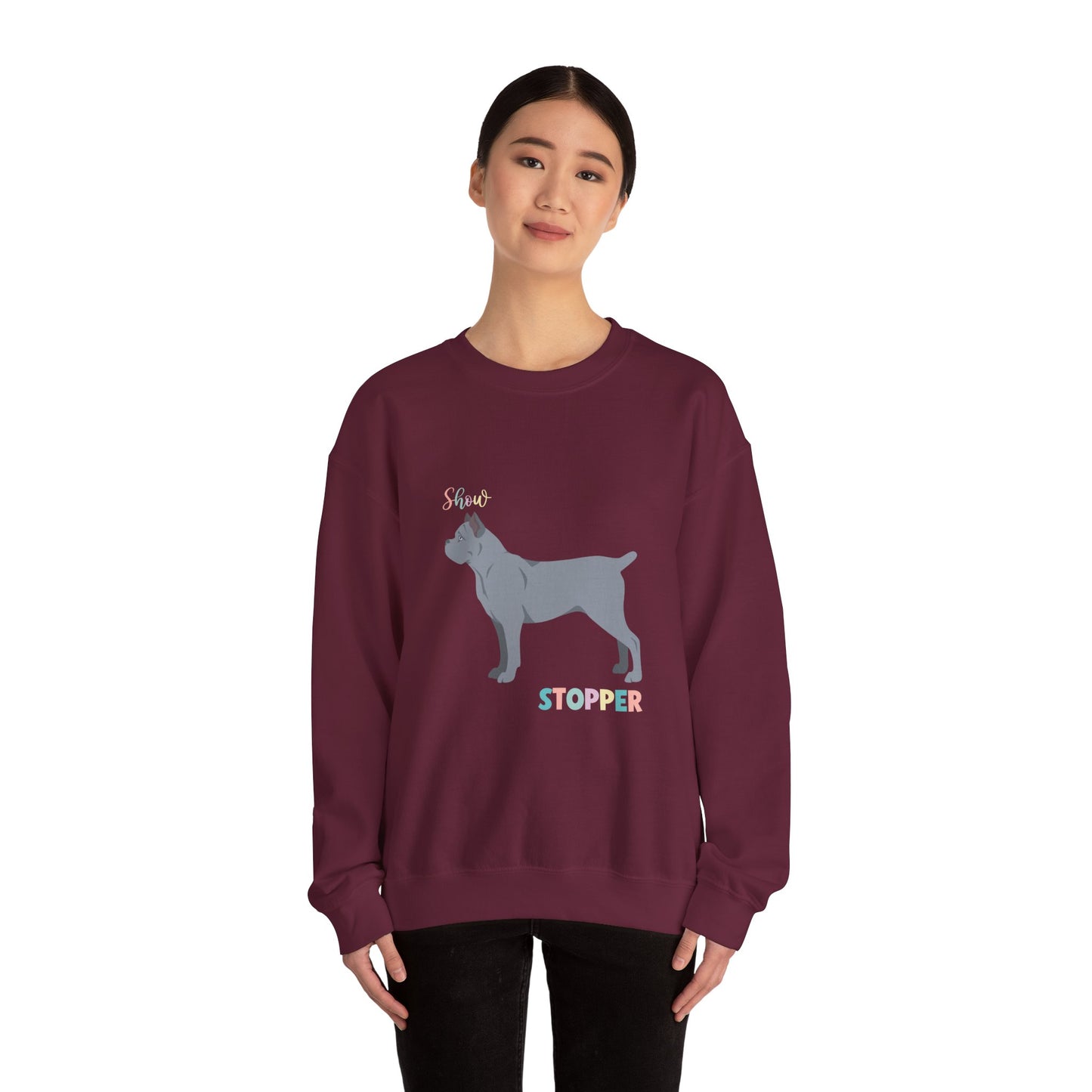 Cane Corso Dog Unisex Heavy Blend Crewneck Sweatshirt